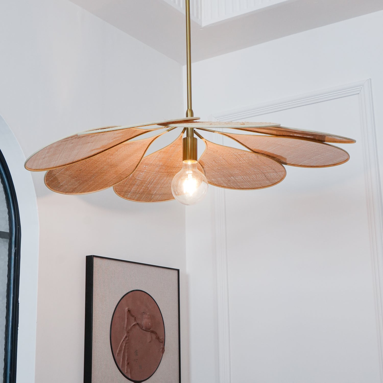 Vexlor Bohemian Fabric Pendant Lamp-Neutral Decor