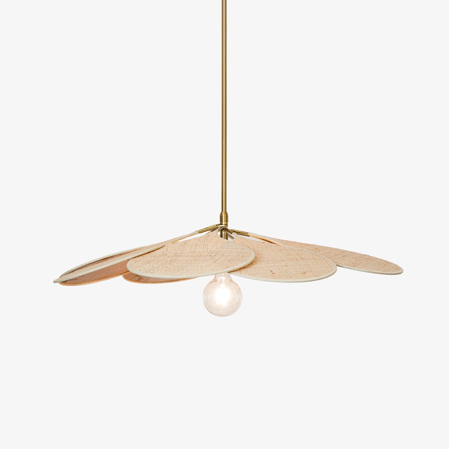Vexlor Bohemian Fabric Pendant Lamp-Neutral Decor
