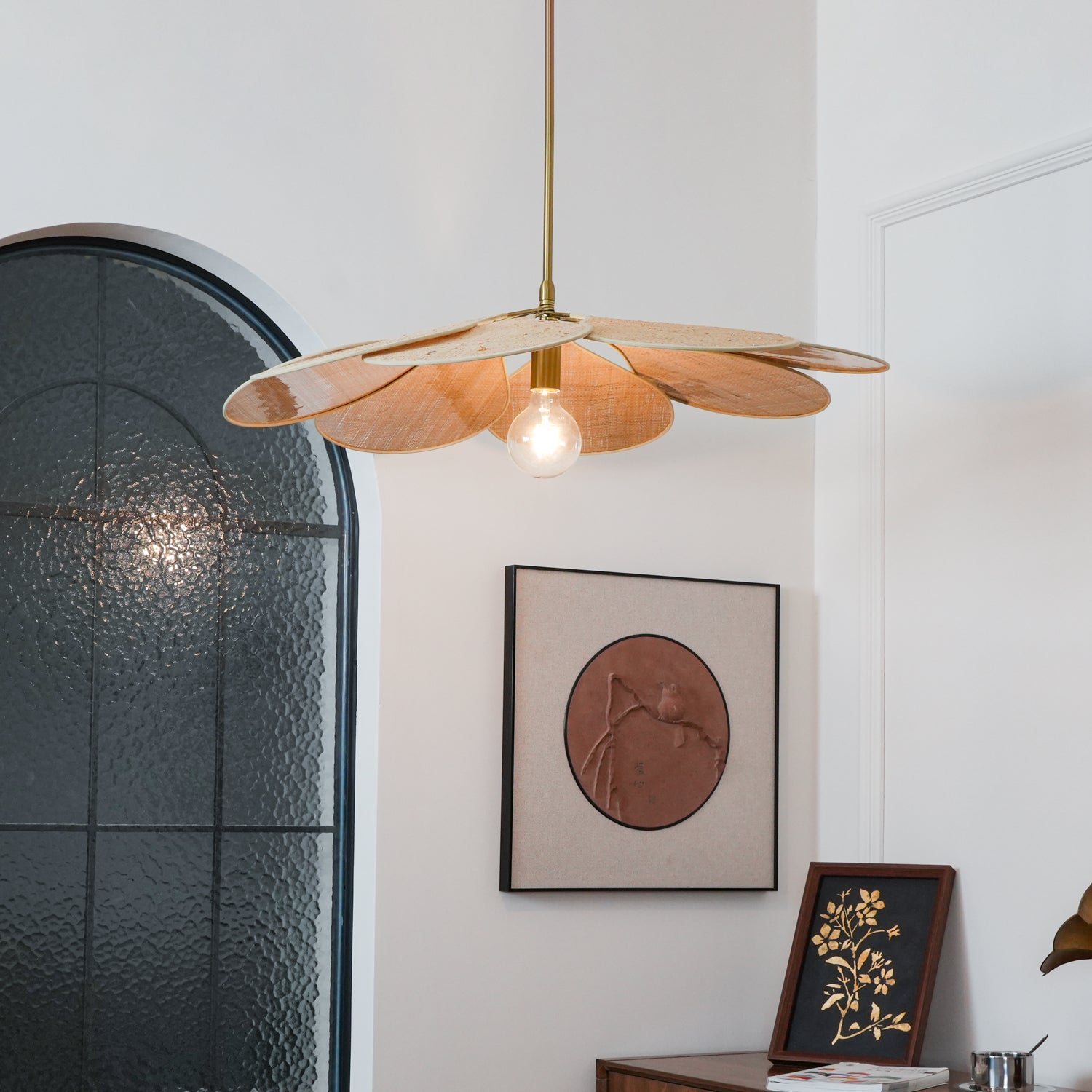 Vexlor Bohemian Fabric Pendant Lamp-Neutral Decor