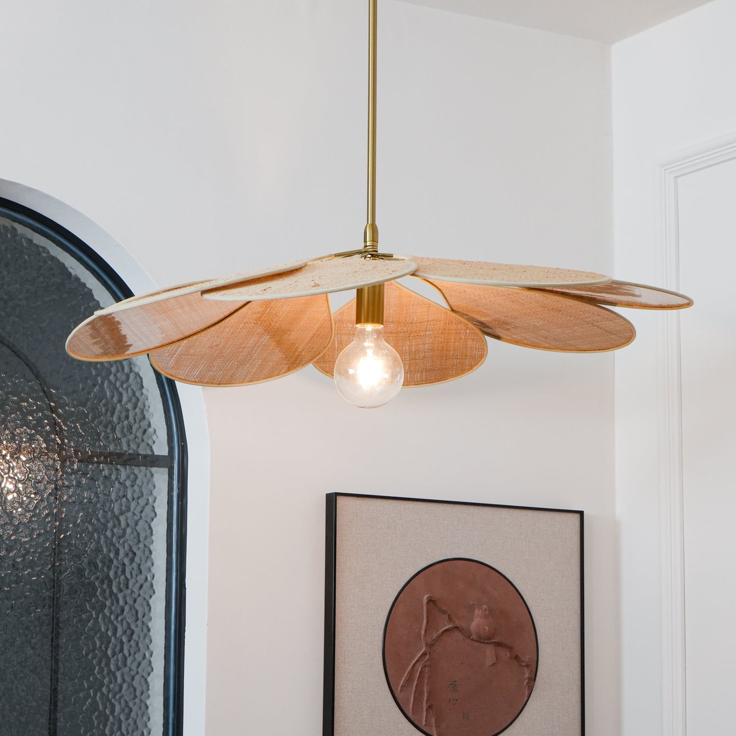 Vexlor Bohemian Fabric Pendant Lamp-Neutral Decor