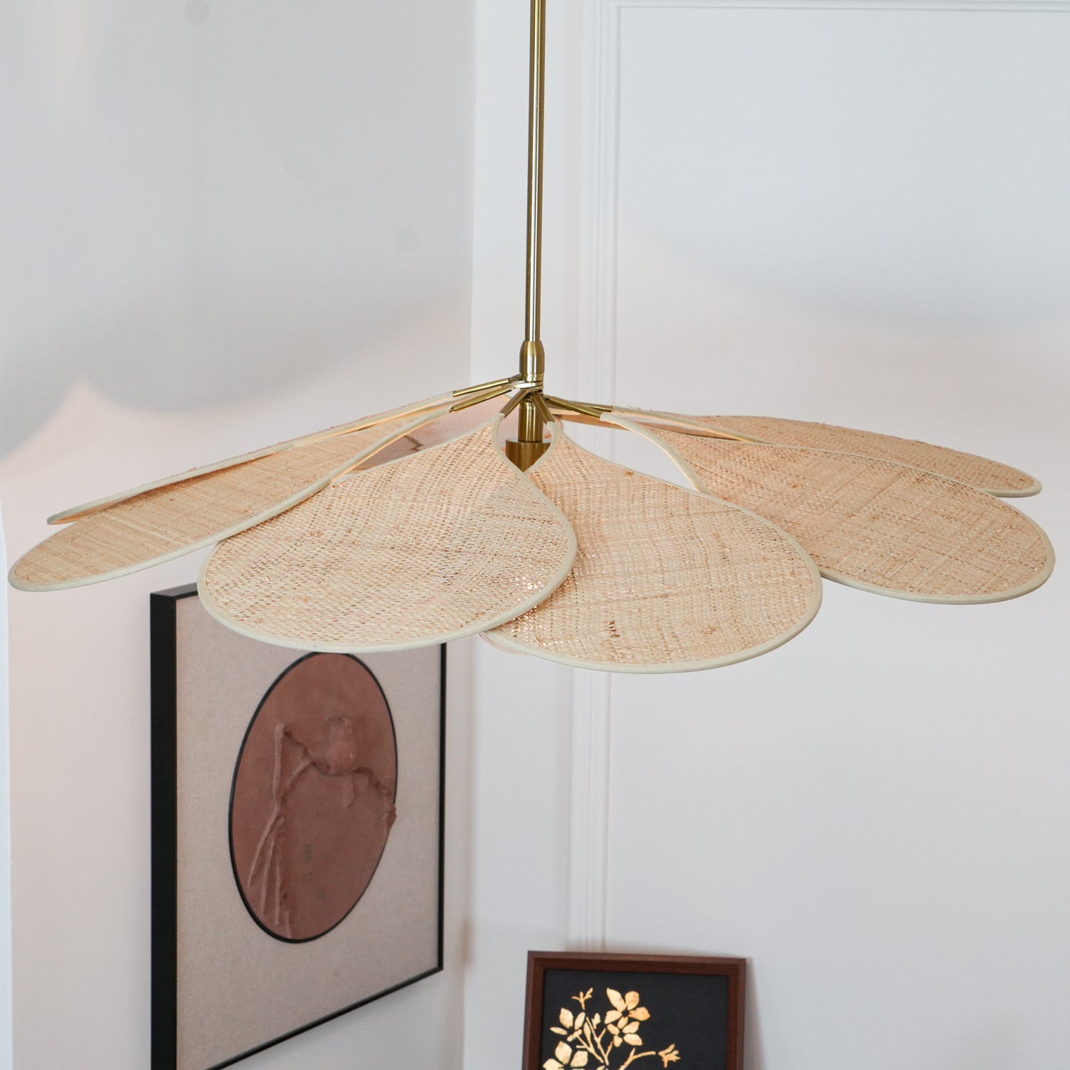 Vexlor Bohemian Fabric Pendant Lamp-Neutral Decor