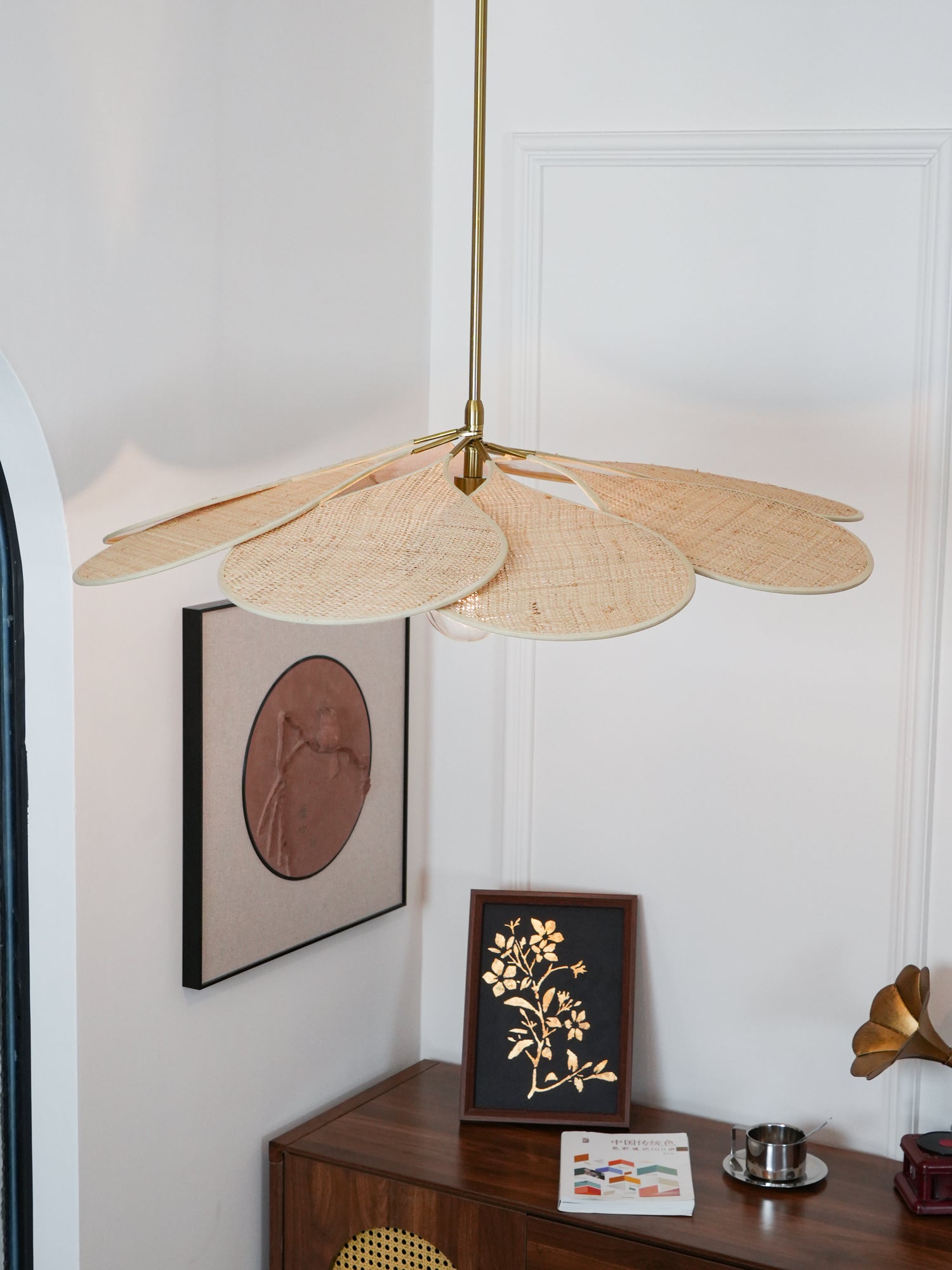 Vexlor Bohemian Fabric Pendant Lamp-Neutral Decor