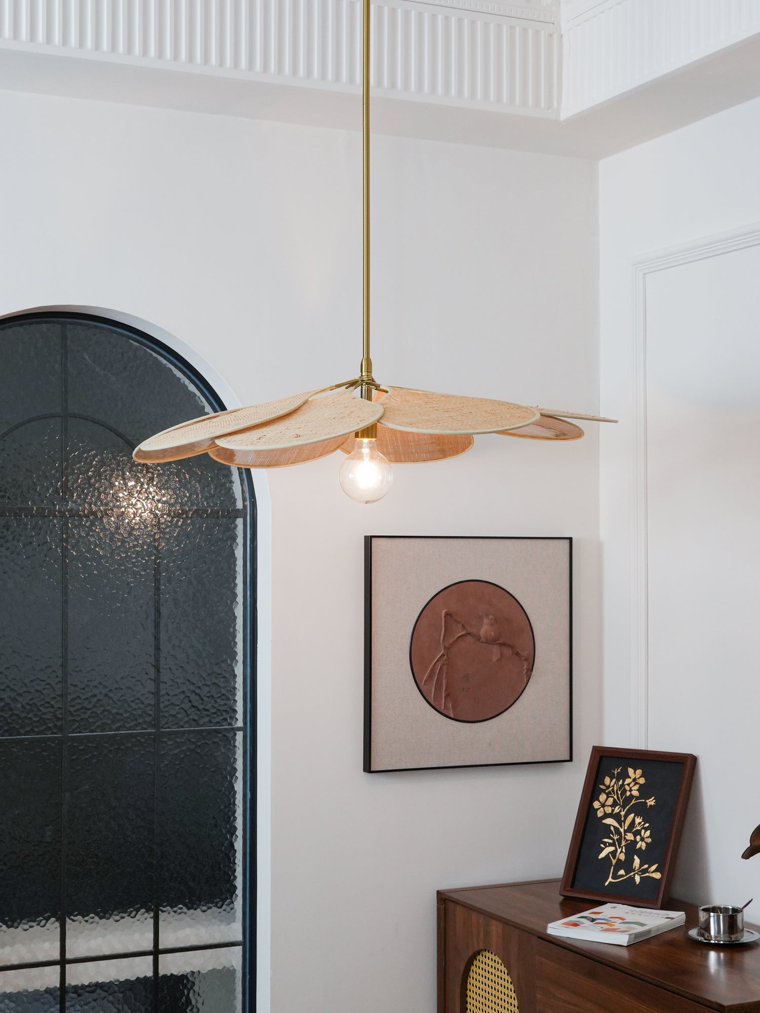Vexlor Bohemian Fabric Pendant Lamp-Neutral Decor