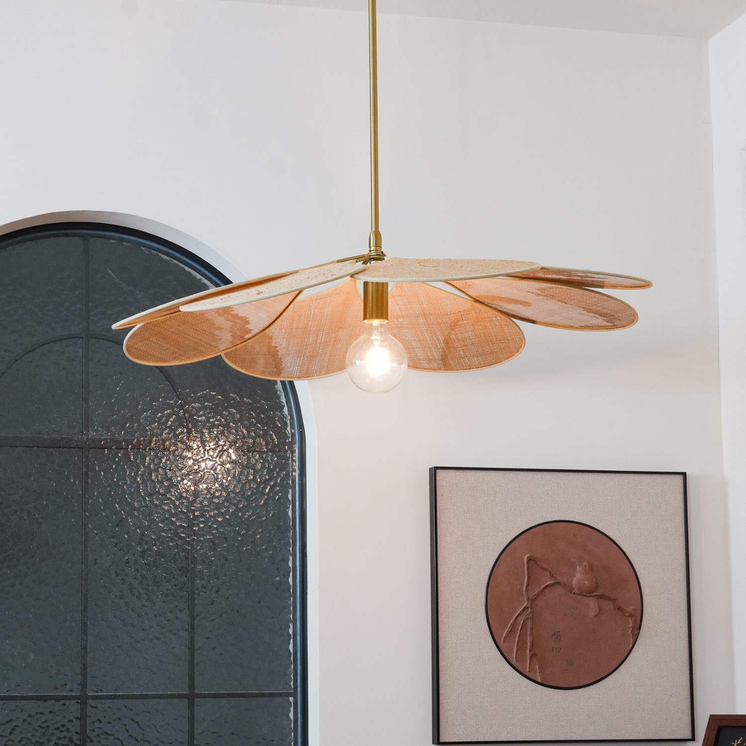 Vexlor Bohemian Fabric Pendant Lamp-Neutral Decor