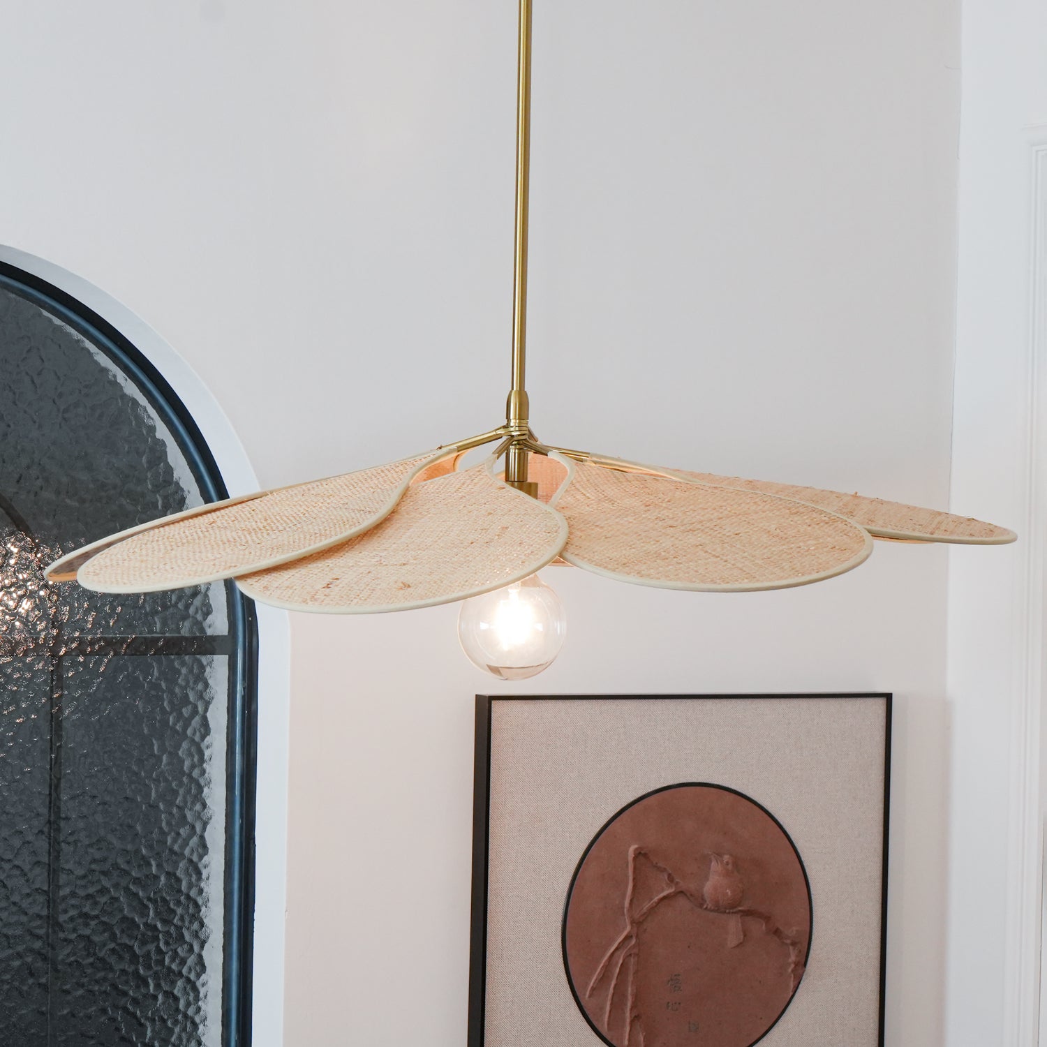 Vexlor Bohemian Fabric Pendant Lamp-Neutral Decor