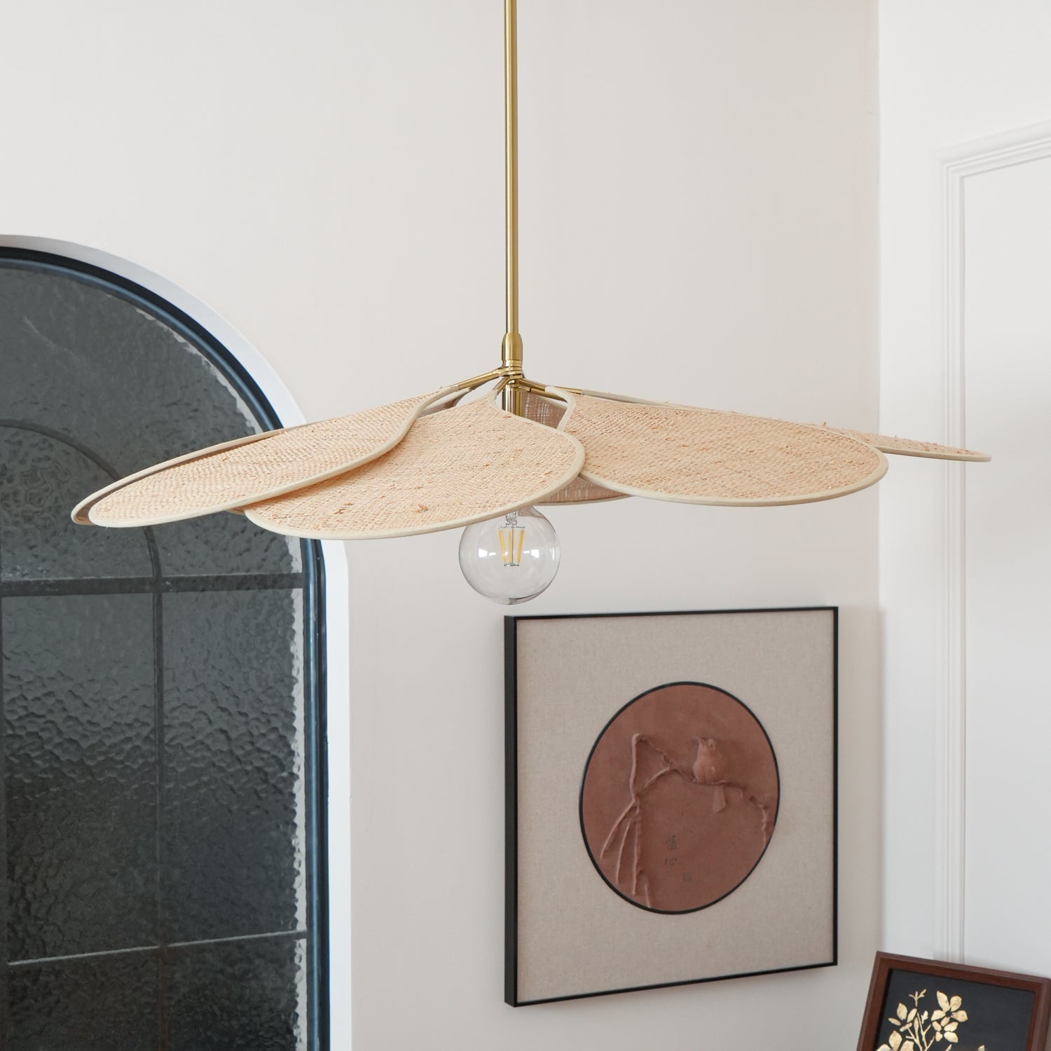 Vexlor Bohemian Fabric Pendant Lamp-Neutral Decor