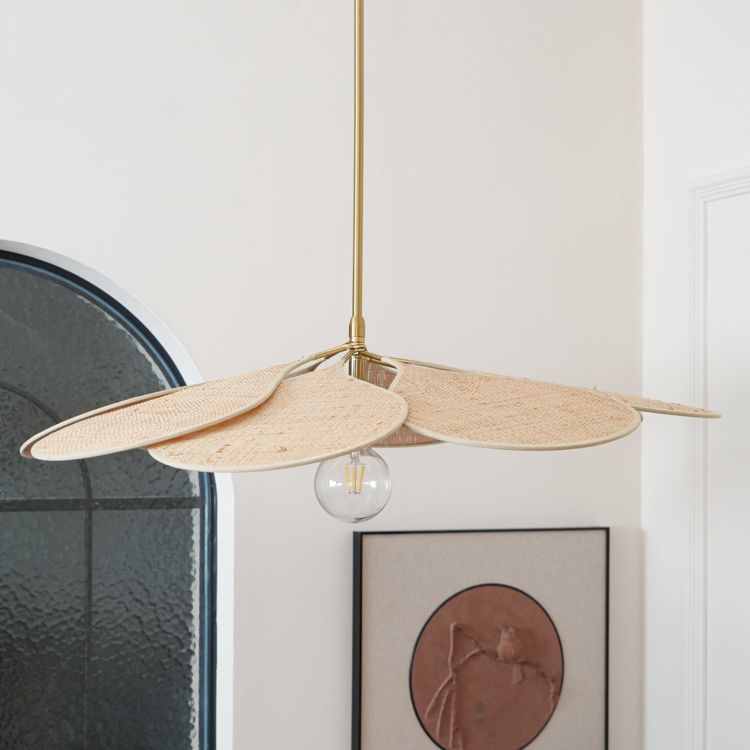 Vexlor Bohemian Fabric Pendant Lamp-Neutral Decor