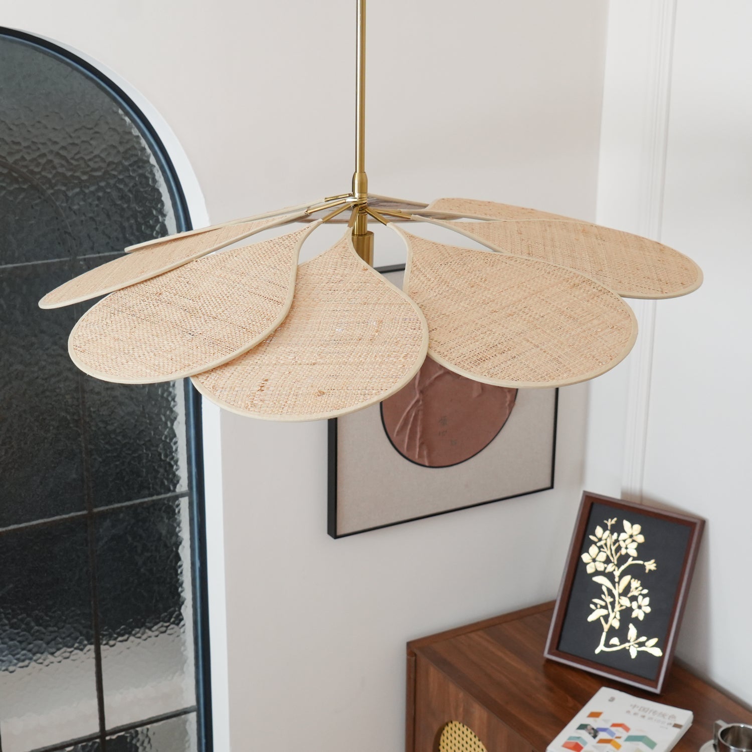 Vexlor Bohemian Fabric Pendant Lamp-Neutral Decor