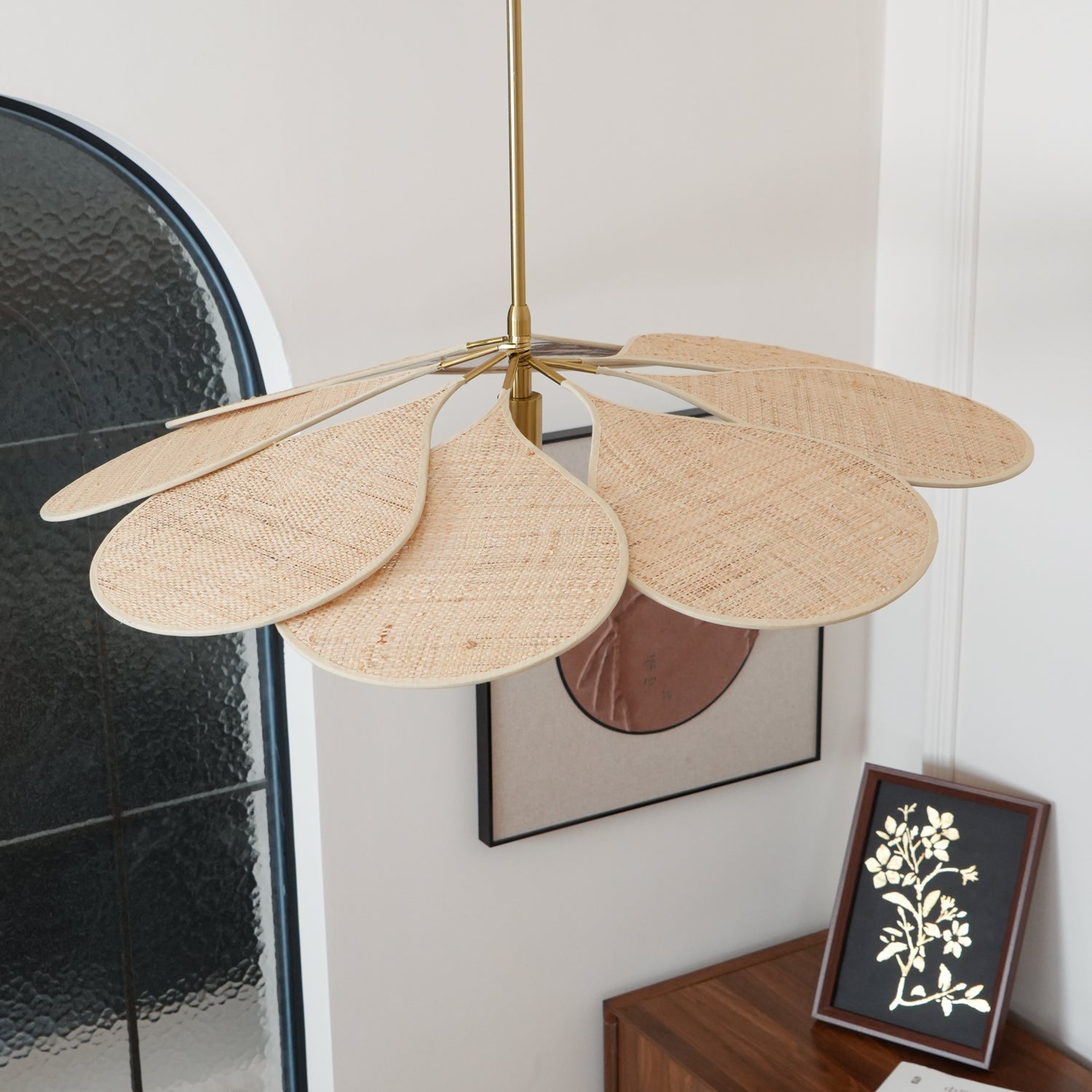Vexlor Bohemian Fabric Pendant Lamp-Neutral Decor