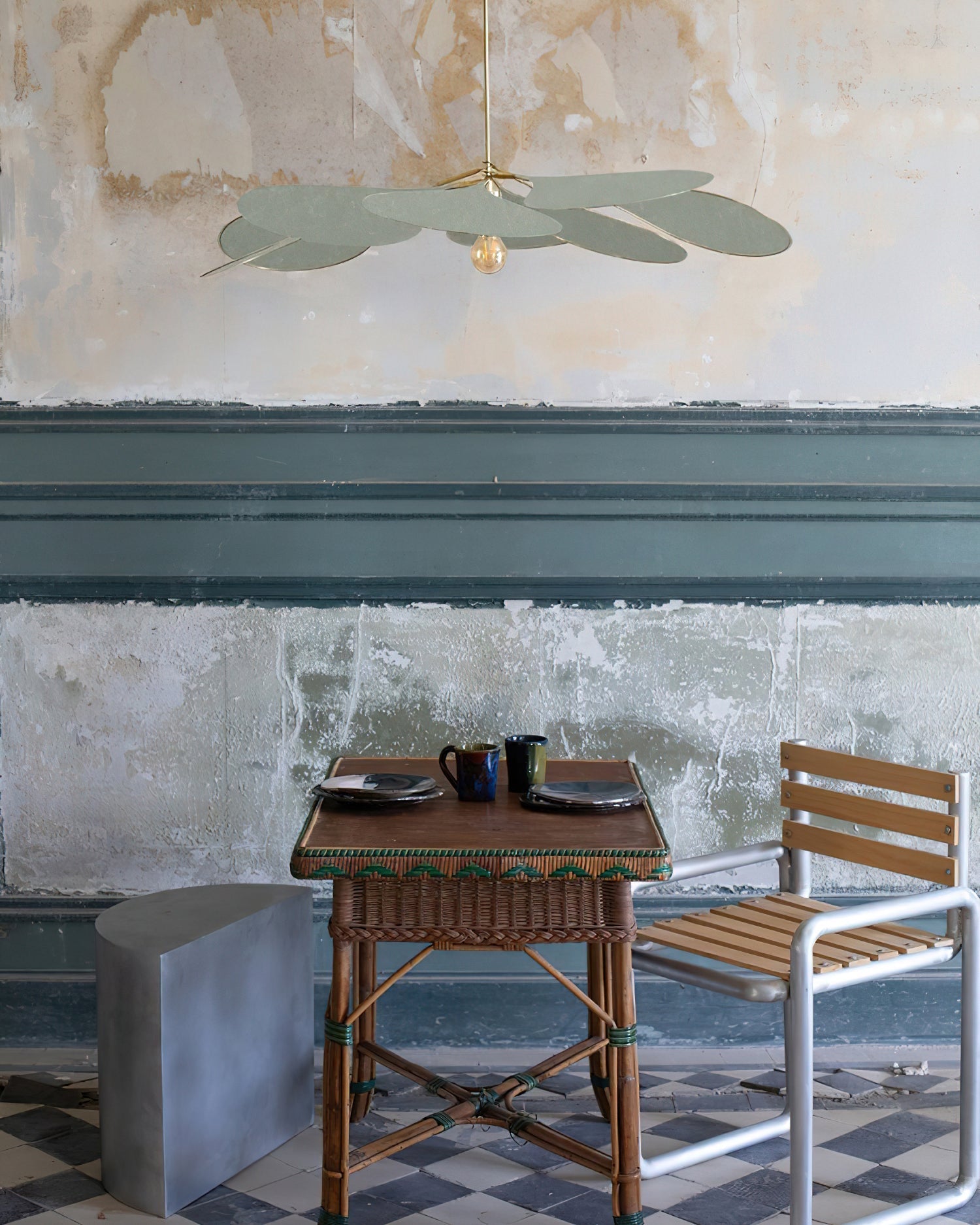 Sothyn Fabric Floral Pendant Lamp-Neutral Decor