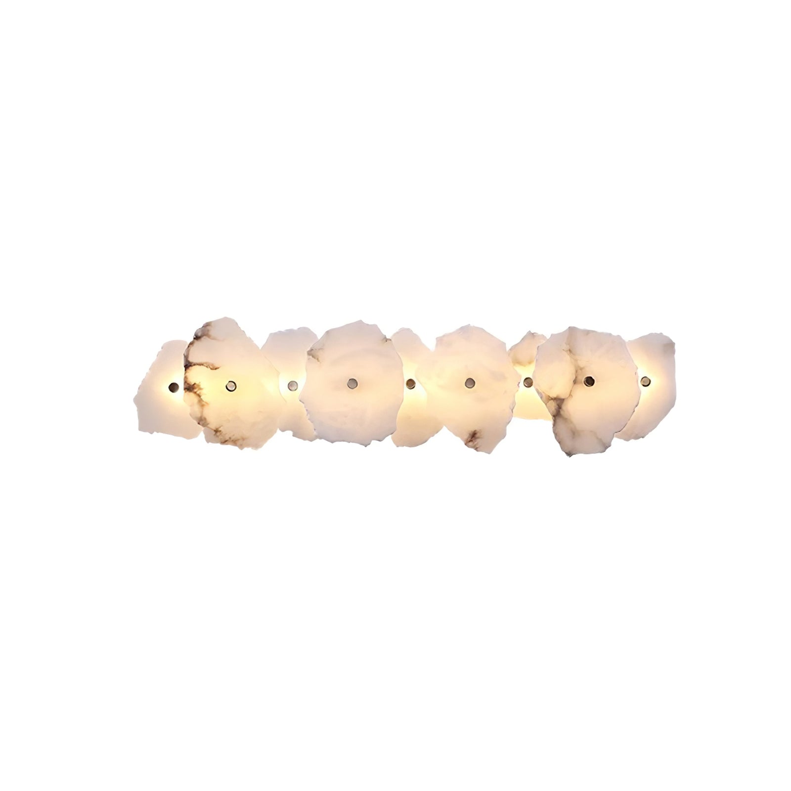 Alaeila Floral Cluster Alabaster Wall Light-Neutral Decor