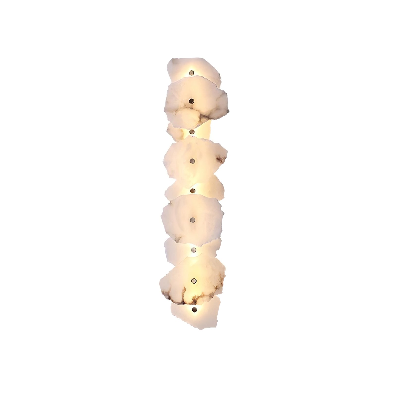 Alaeila Floral Cluster Alabaster Wall Light-Neutral Decor