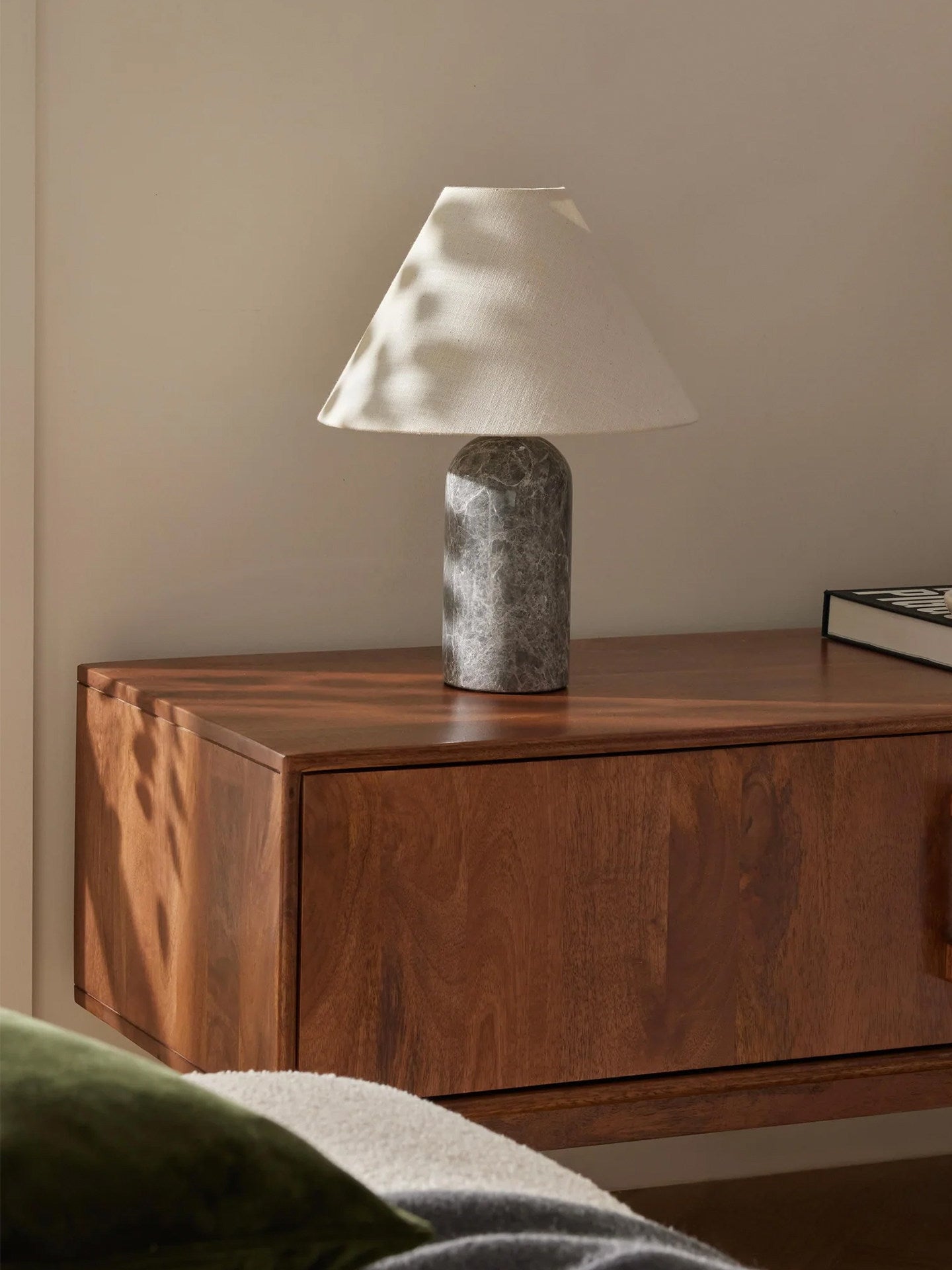 Petra Marble Table Lamp-Neutral Decor