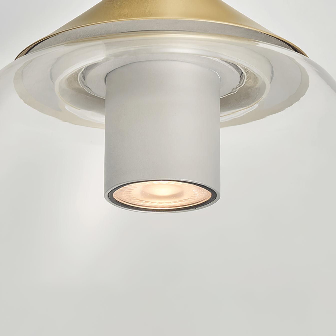 Ovoin Glass Artistic Pendant Light-Neutral Decor
