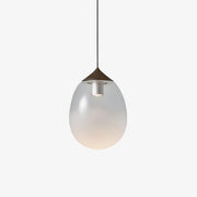 Ovoin Glass Artistic Pendant Light-Neutral Decor