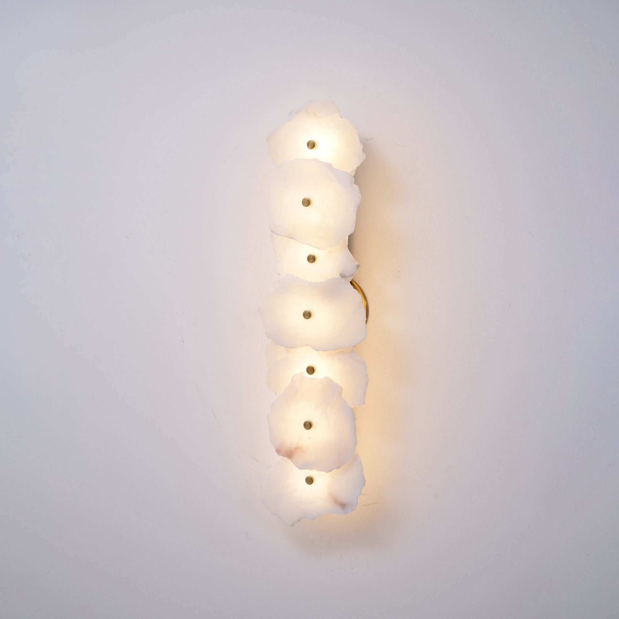 Alaeila Floral Cluster Alabaster Wall Light-Neutral Decor