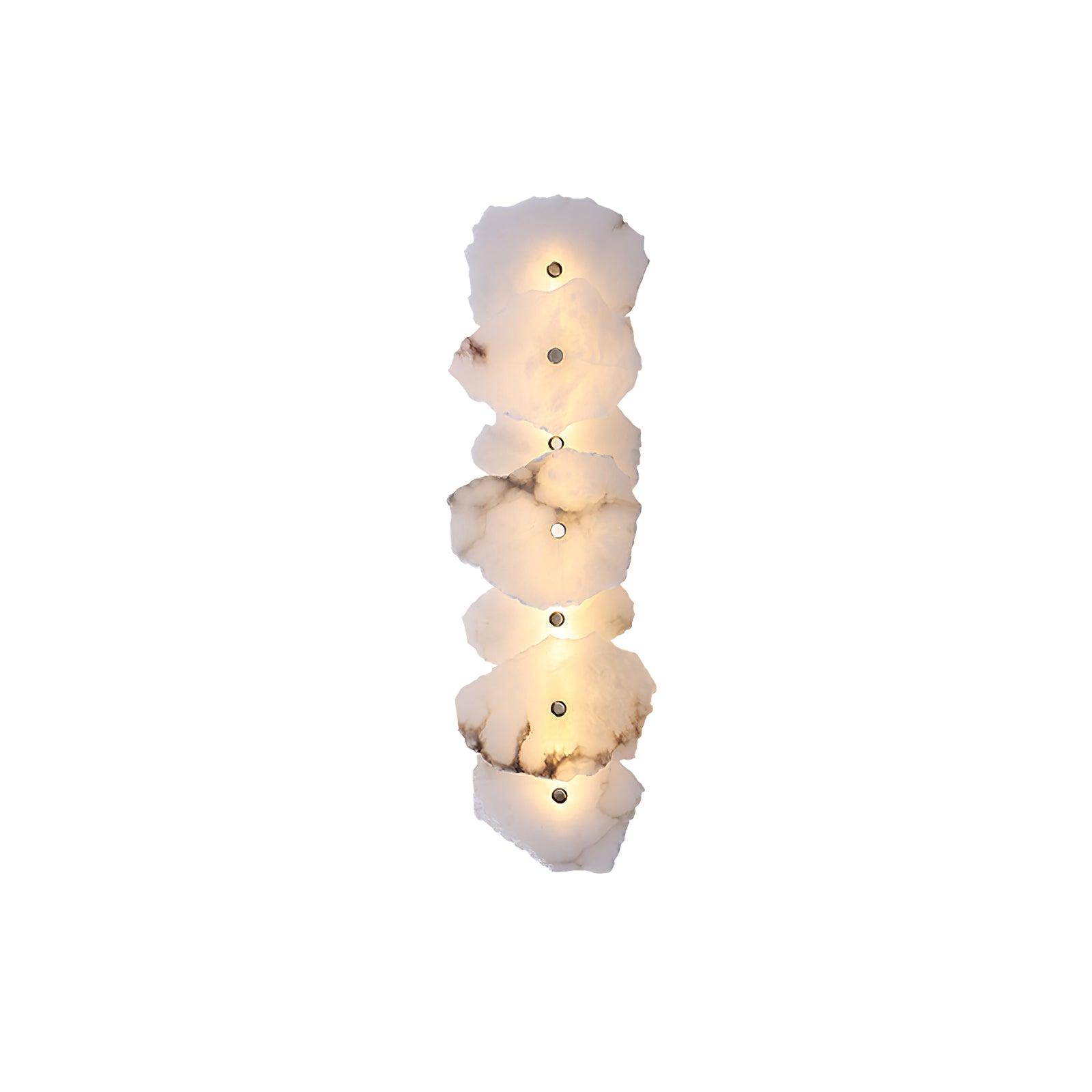 Alaeila Floral Cluster Alabaster Wall Light-Neutral Decor