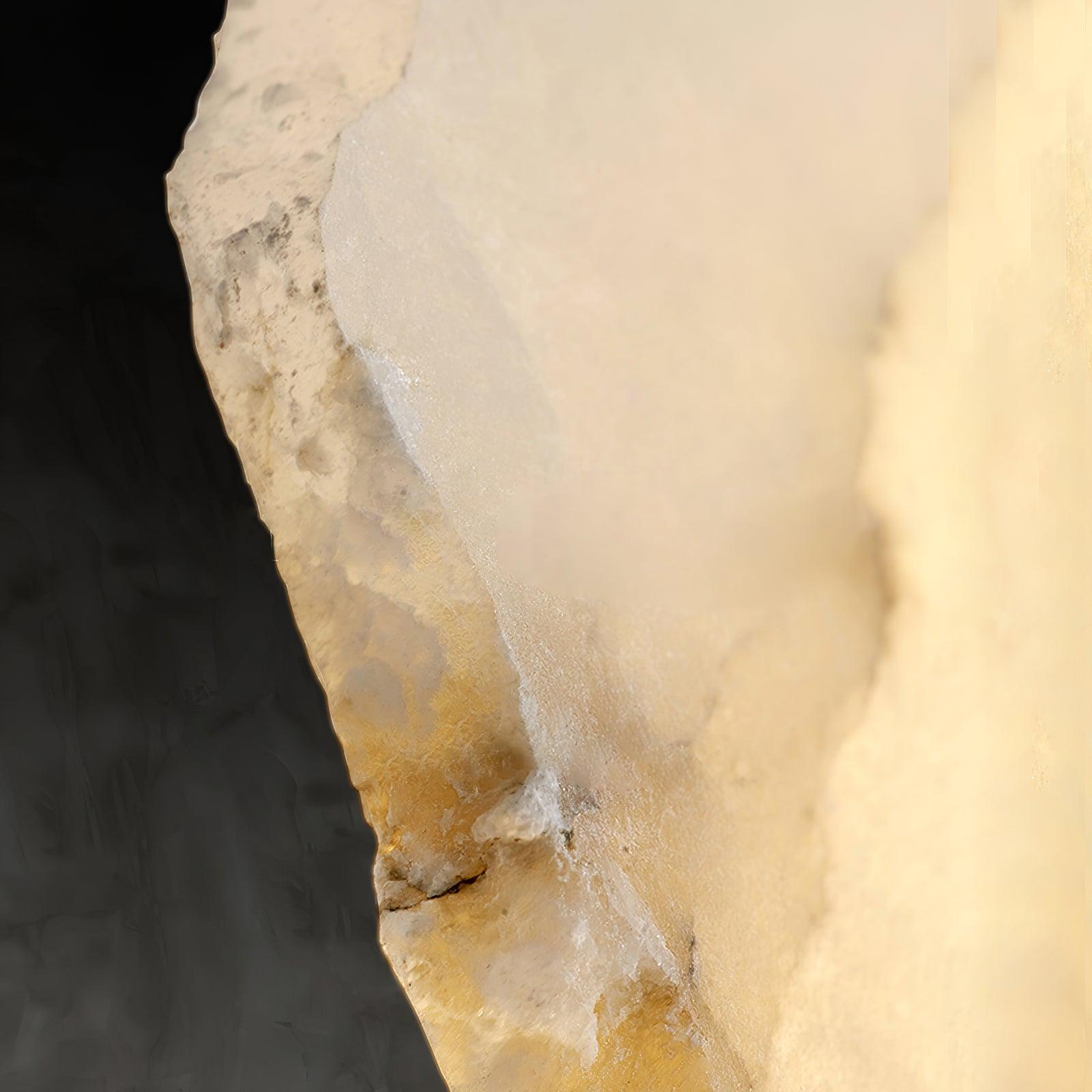 Alaeila Floral Cluster Alabaster Wall Light-Neutral Decor