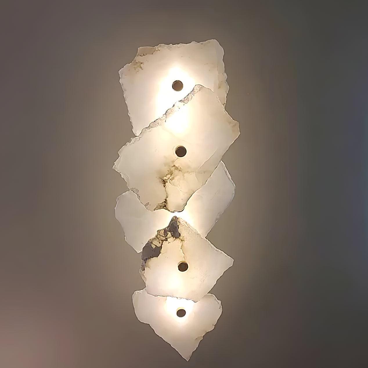 Alaeila Floral Cluster Alabaster Wall Light-Neutral Decor