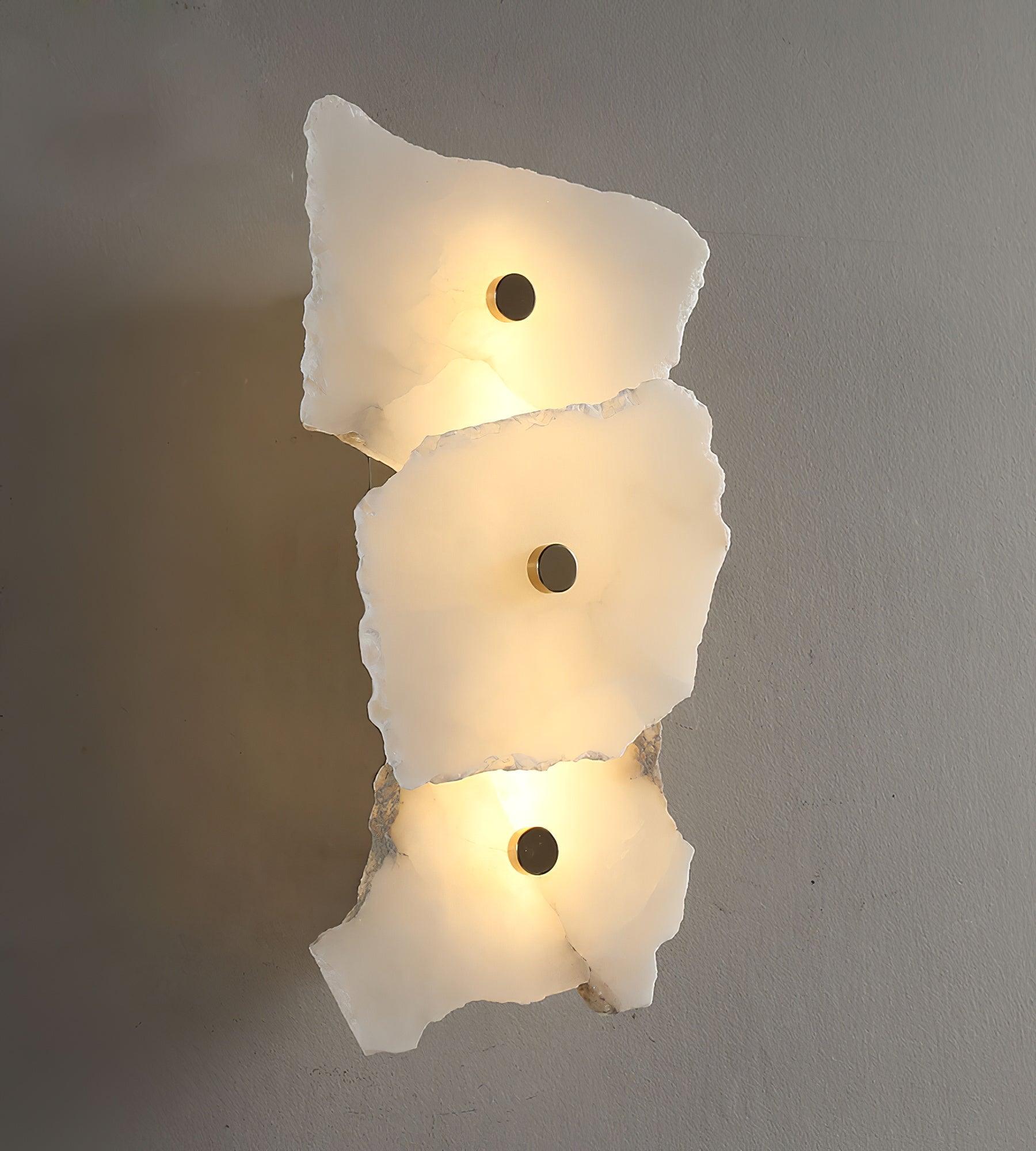 Alaeila Floral Cluster Alabaster Wall Light-Neutral Decor