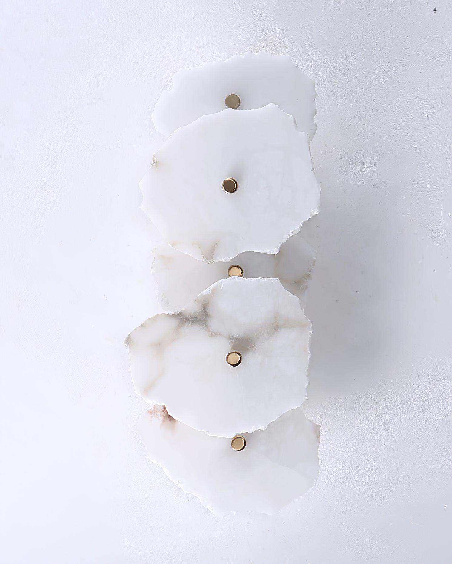 Alaeila Floral Cluster Alabaster Wall Light-Neutral Decor