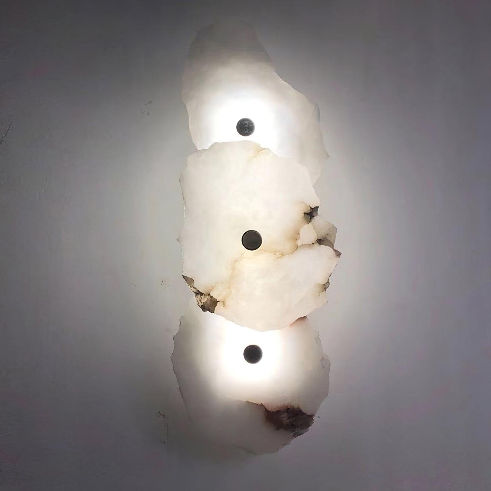 Alaeila Floral Cluster Alabaster Wall Light-Neutral Decor
