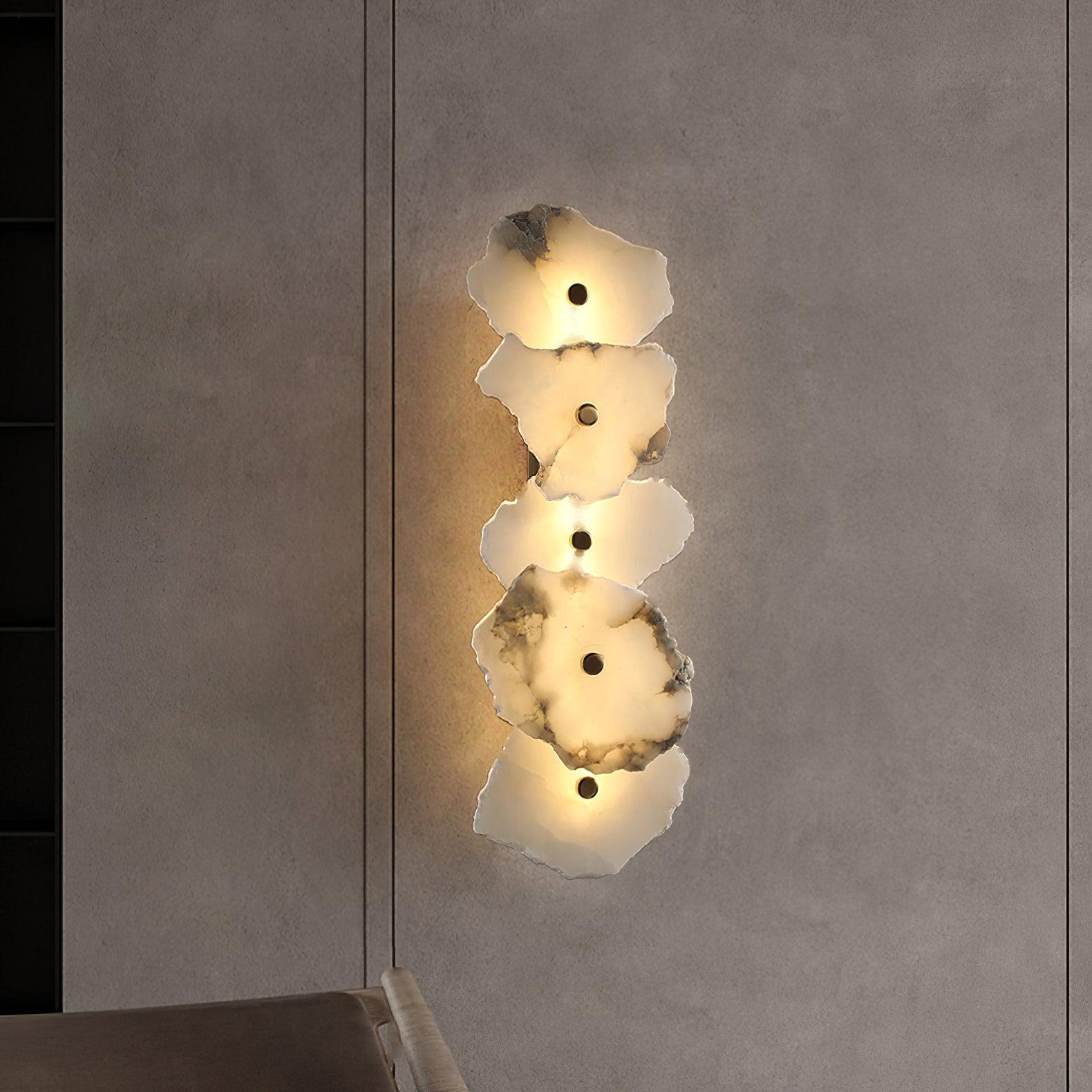 Ritta Alabaster Flower Wall Lamp - Neutralighting