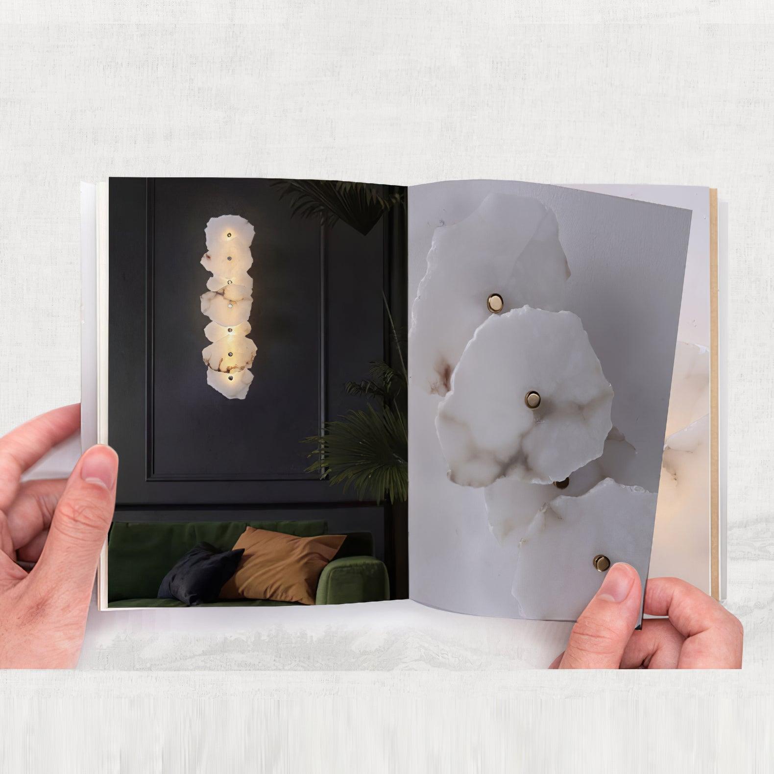 Ritta Alabaster Flower Wall Lamp - Neutralighting