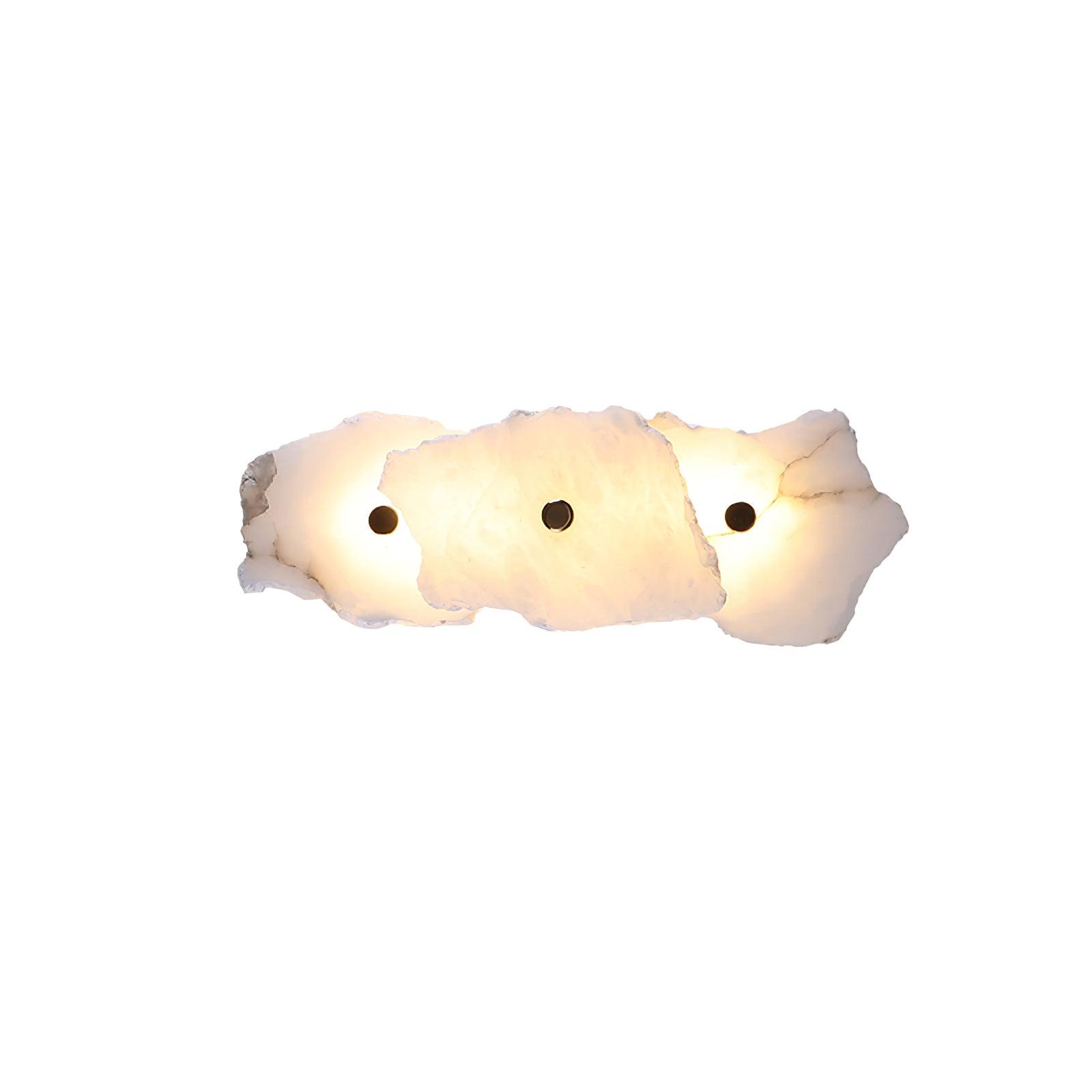 Alaeila Floral Cluster Alabaster Wall Light-Neutral Decor