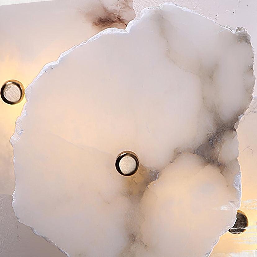 Alaeila Floral Cluster Alabaster Wall Light-Neutral Decor