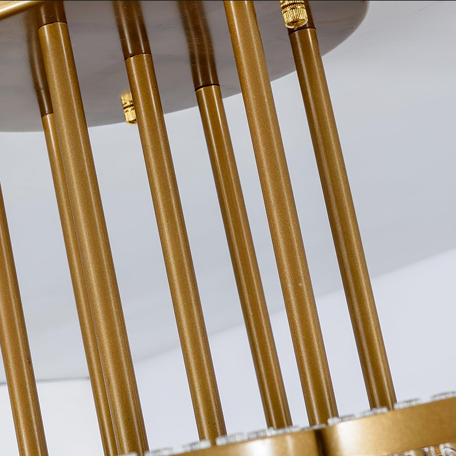 Lustra Chandelier Gold Black Glass-Neutral Decor