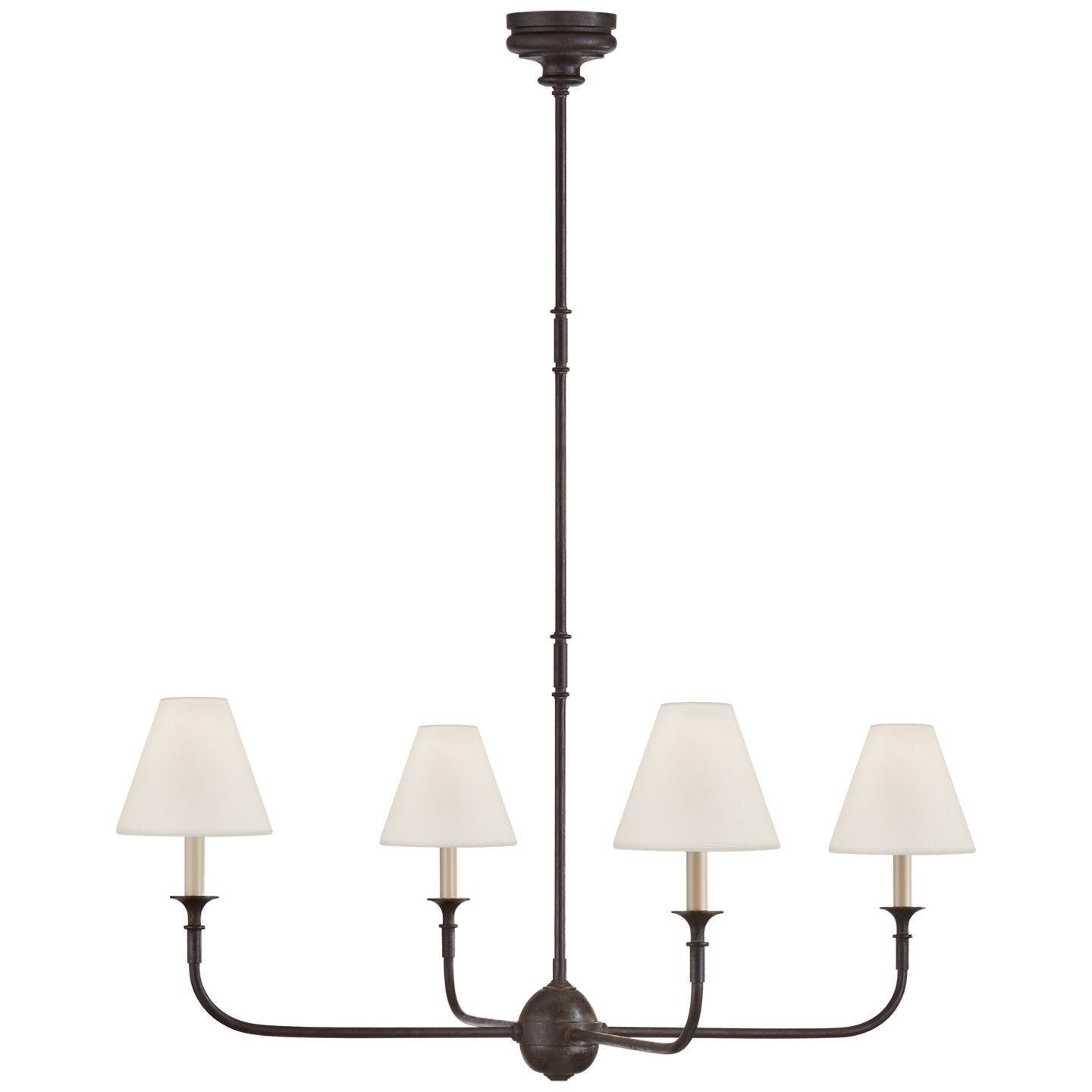 Keveny Pendant Lamp Black Candle Tapered-Neutral Decor