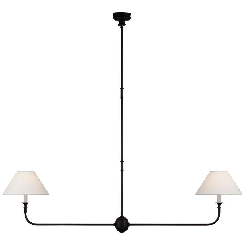 Keveny Pendant Lamp Black Candle Tapered-Neutral Decor