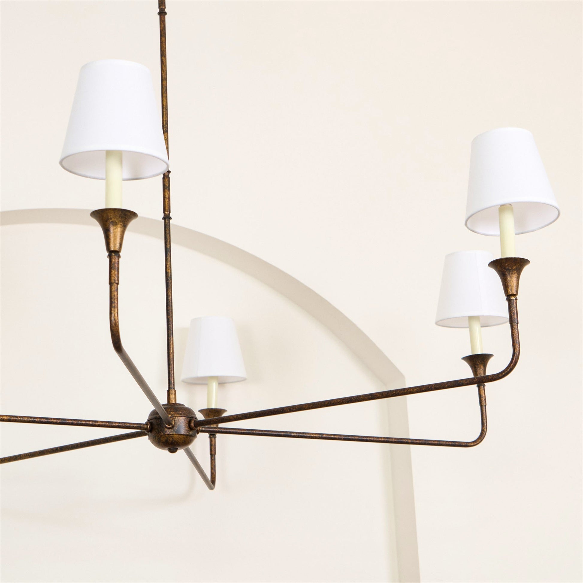 Keveny Pendant Lamp Black Candle Tapered-Neutral Decor