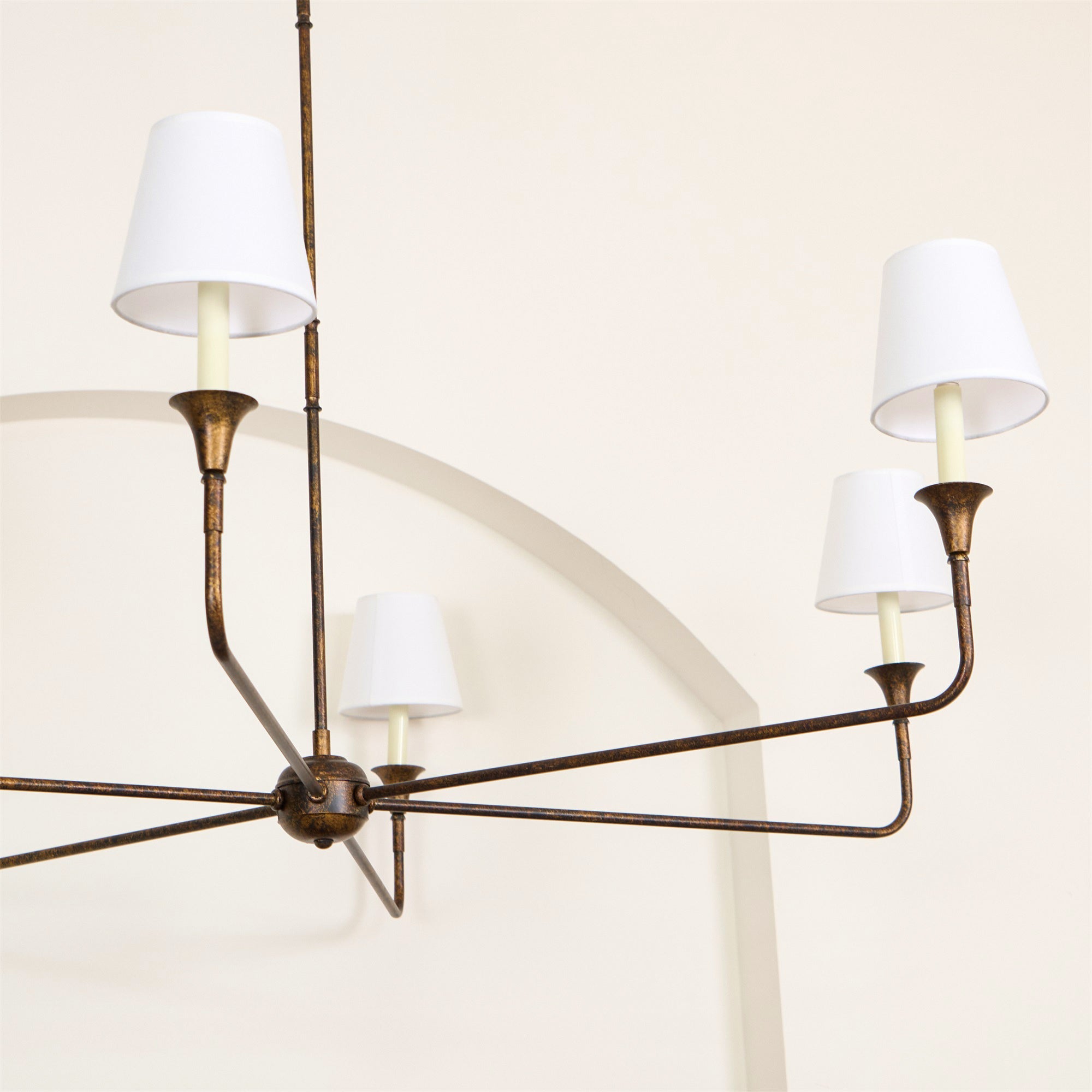 Keveny Pendant Lamp Black Candle Tapered-Neutral Decor