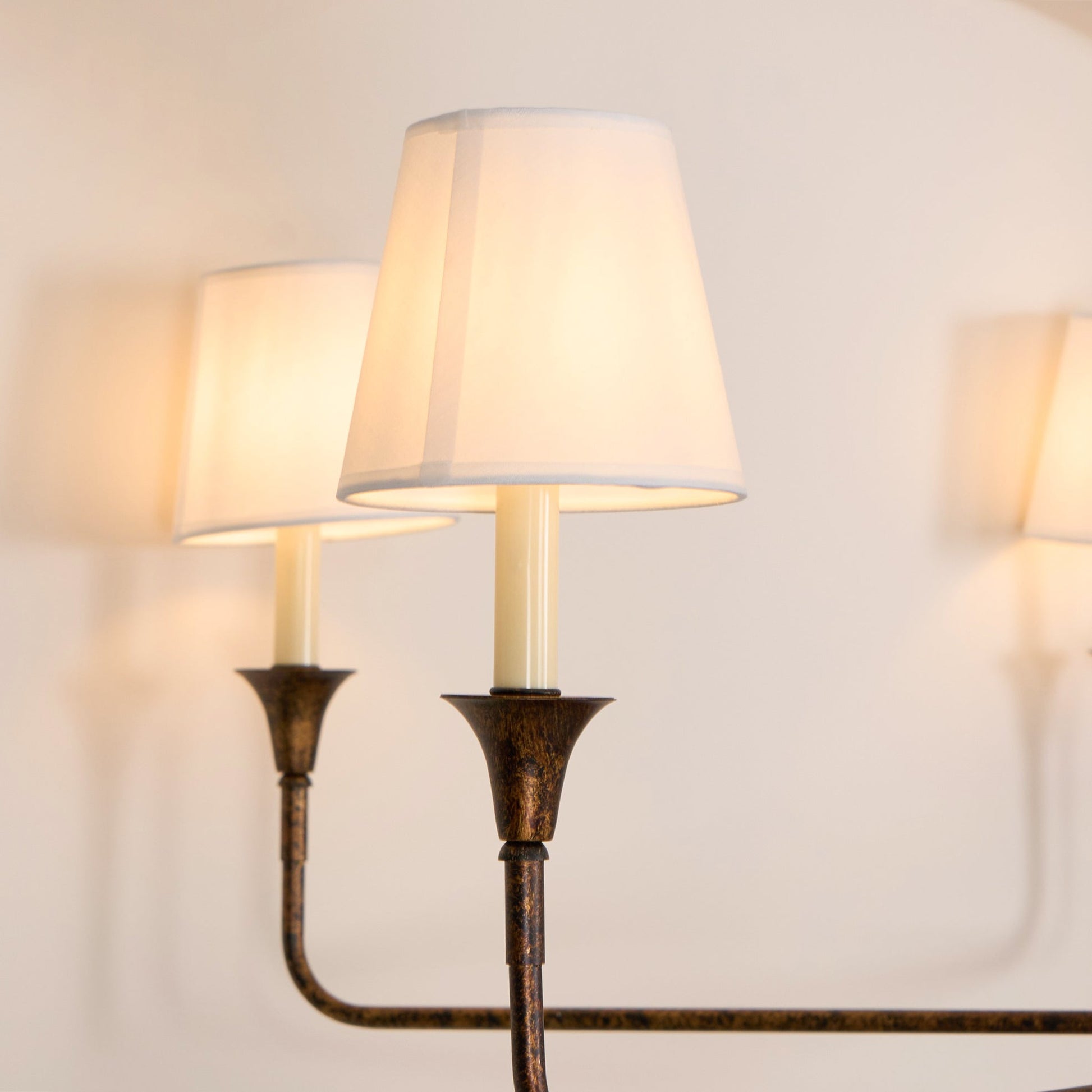 Keveny Pendant Lamp Black Candle Tapered-Neutral Decor