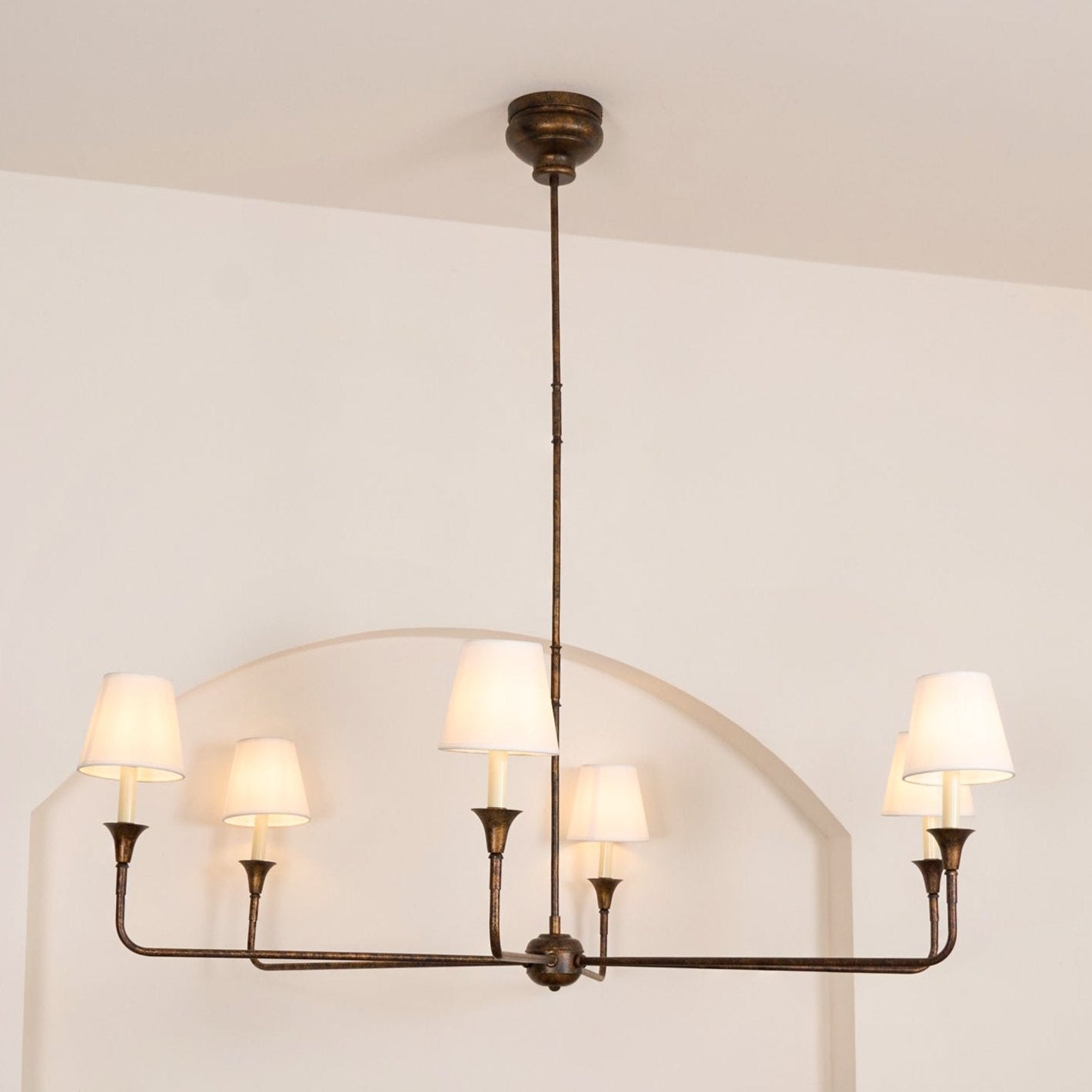 Keveny Pendant Lamp Black Candle Tapered-Neutral Decor