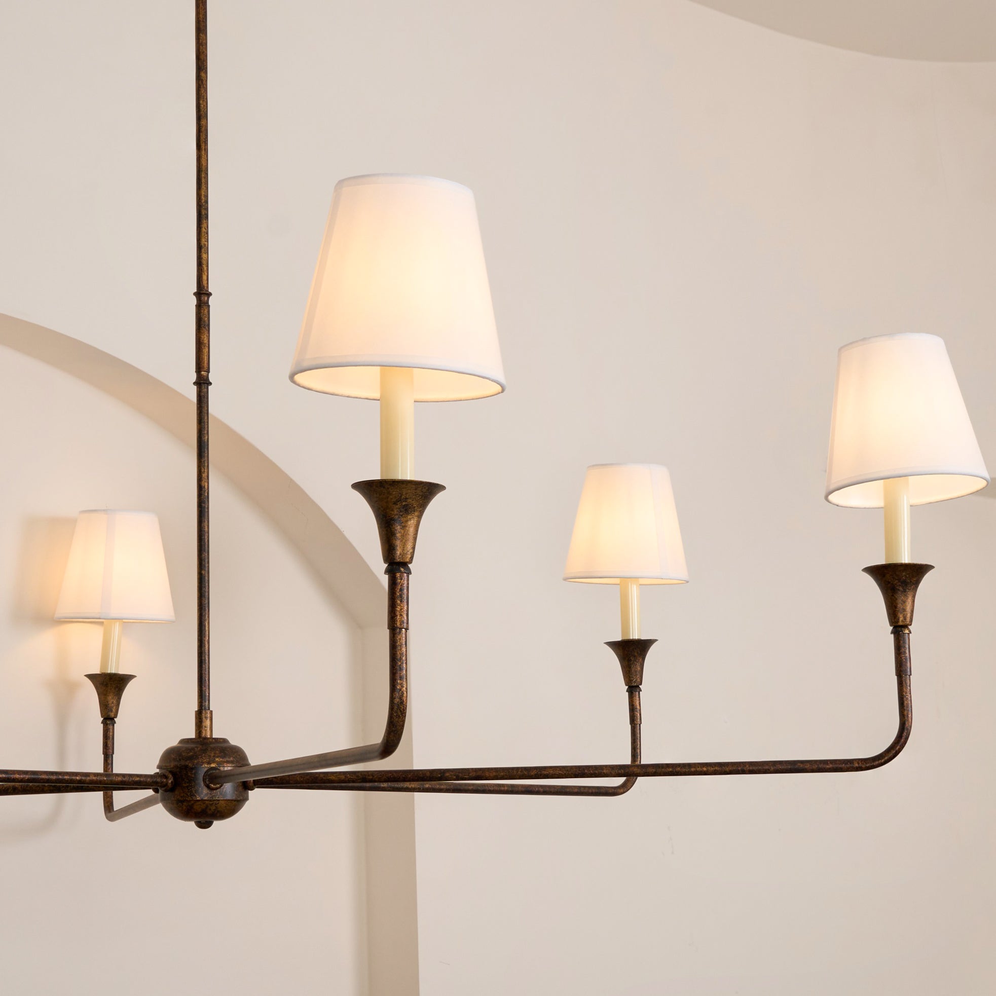 Keveny Pendant Lamp Black Candle Tapered-Neutral Decor