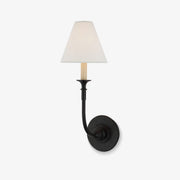Erdoros Vintage Industrial Fabric Wall Lamp-Neutral Decor