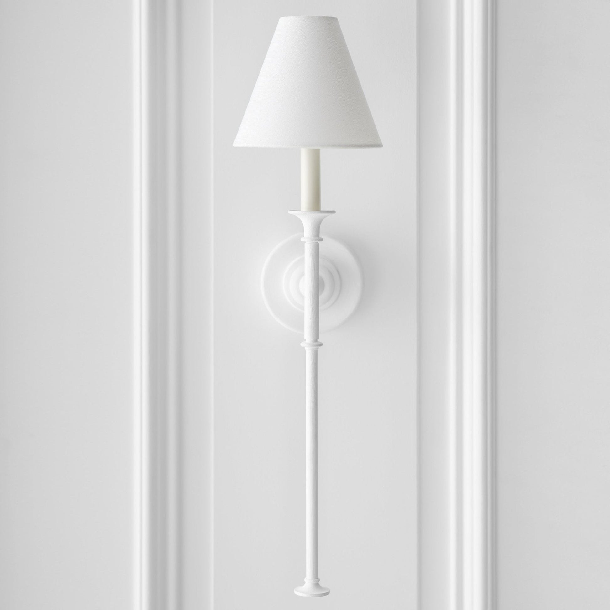 Erdoros Vintage Industrial Fabric Wall Lamp-Neutral Decor