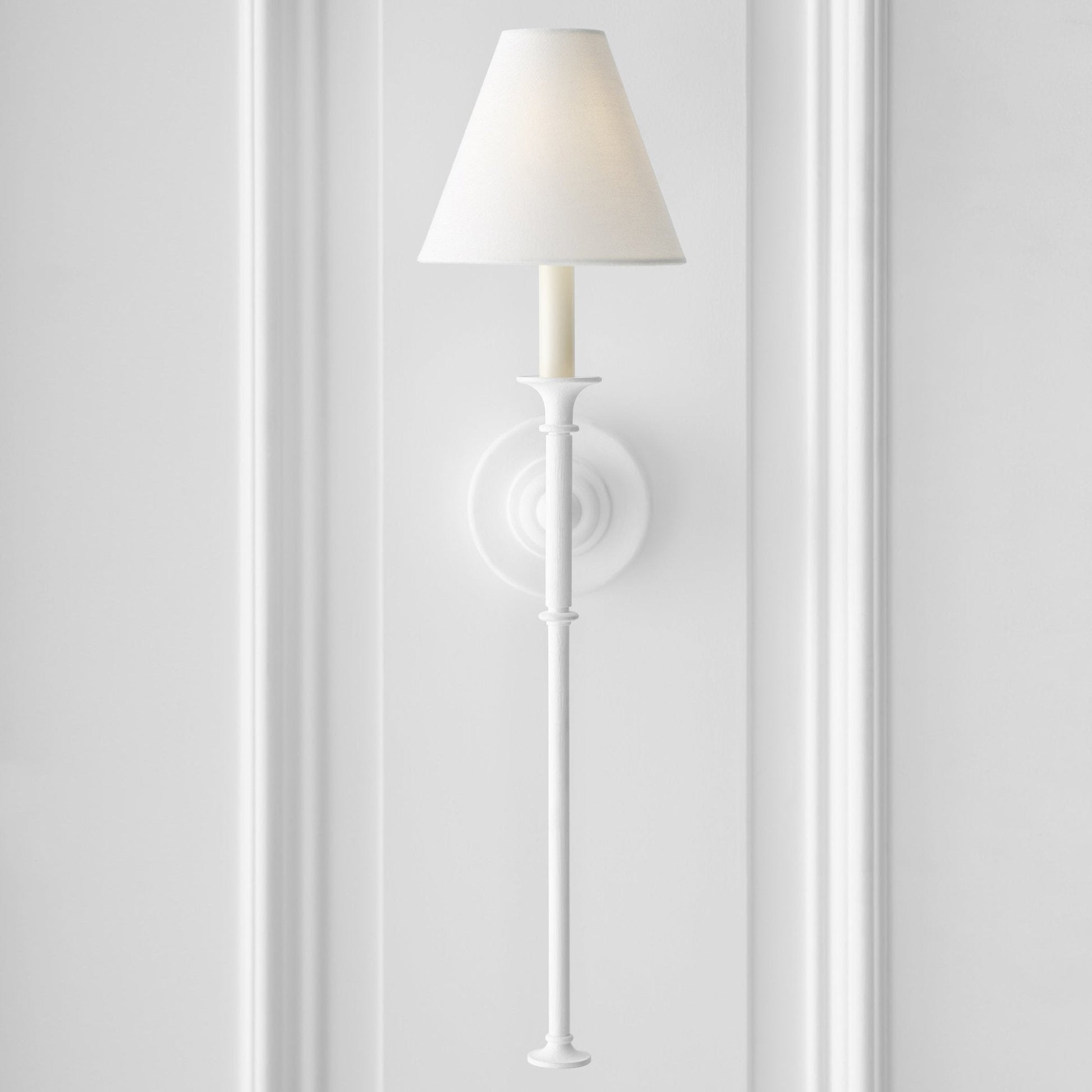 Erdoros Vintage Industrial Fabric Wall Lamp-Neutral Decor
