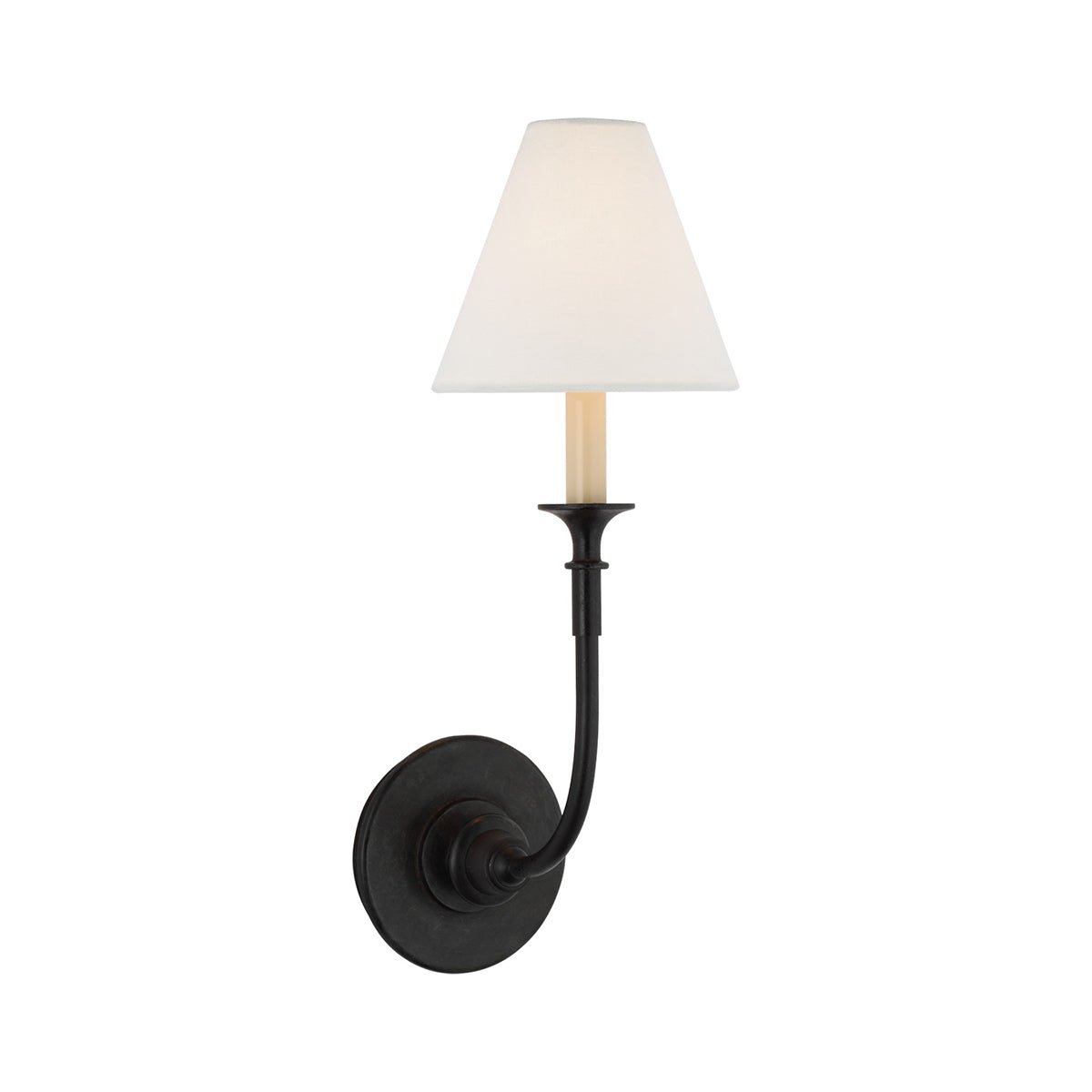 Erdoros Vintage Industrial Fabric Wall Lamp-Neutral Decor