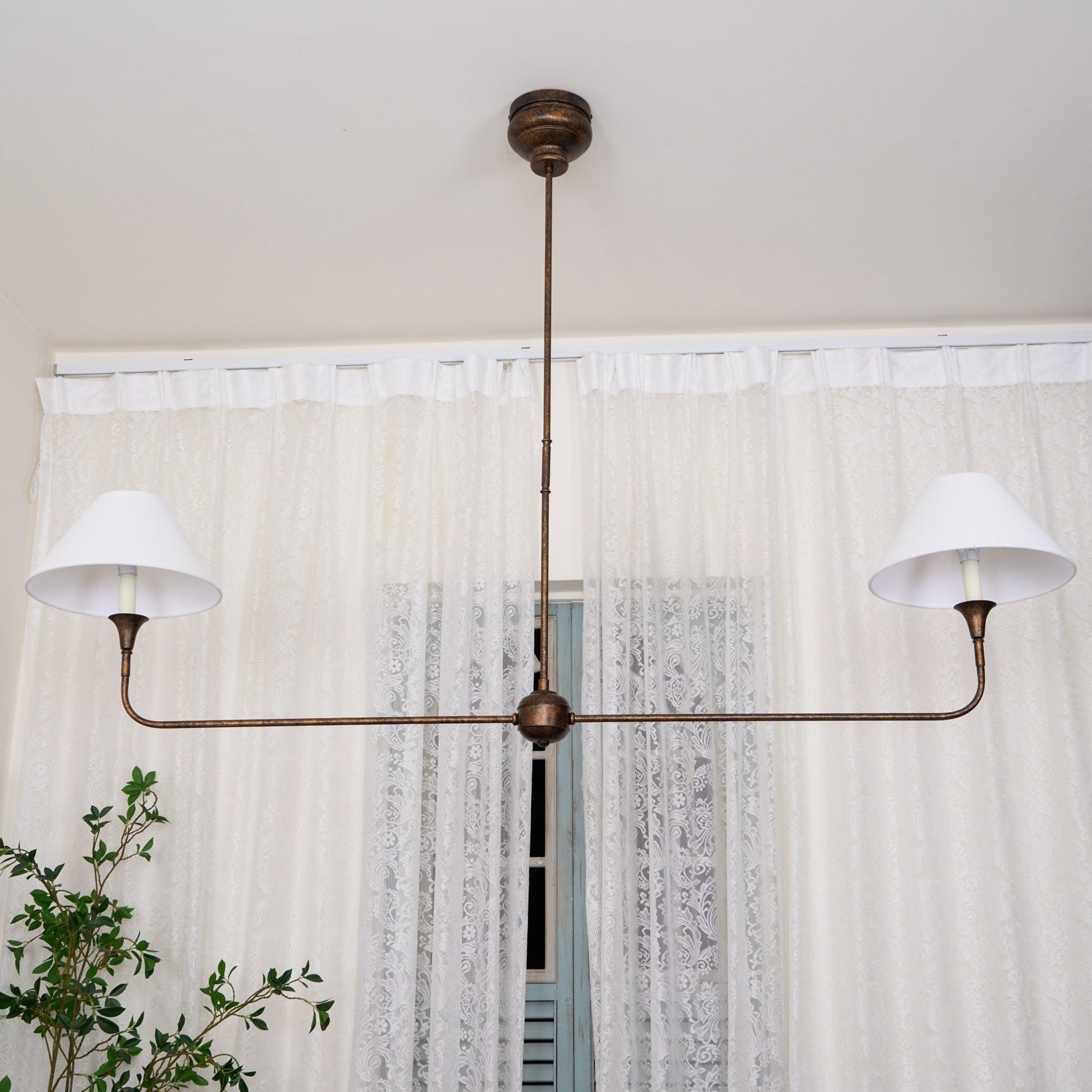 Norli Modern Linear LED Chandelier Metal Living Room Bedroom - Neutralighting