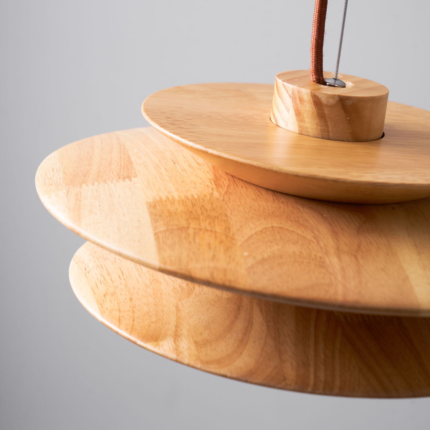 Elorda Wooden Retro Pendant Light-Neutral Decor