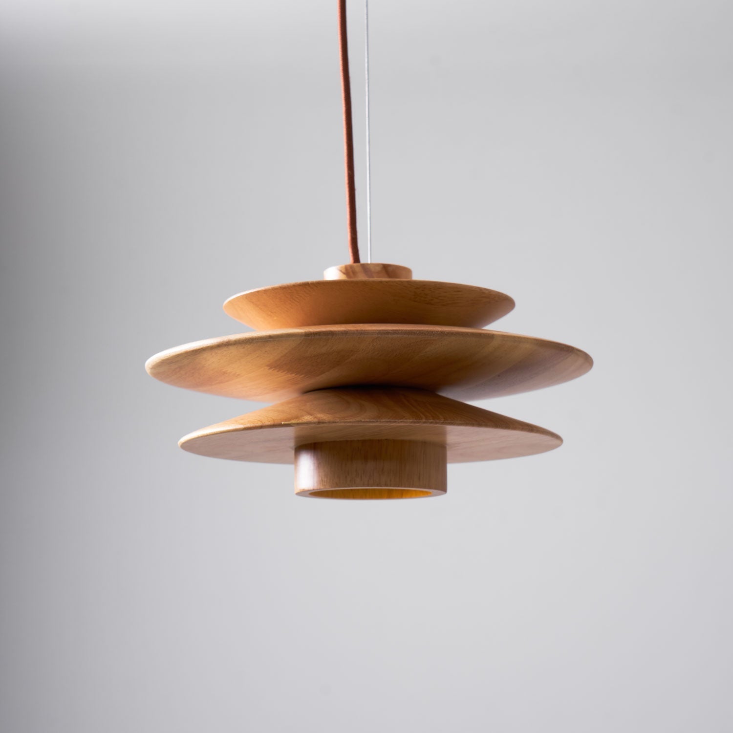 Elorda Wooden Retro Pendant Light-Neutral Decor