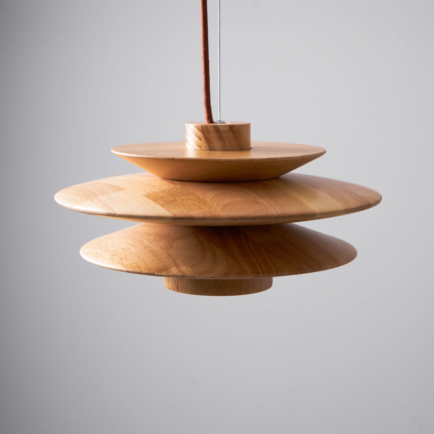 Elorda Wooden Retro Pendant Light-Neutral Decor