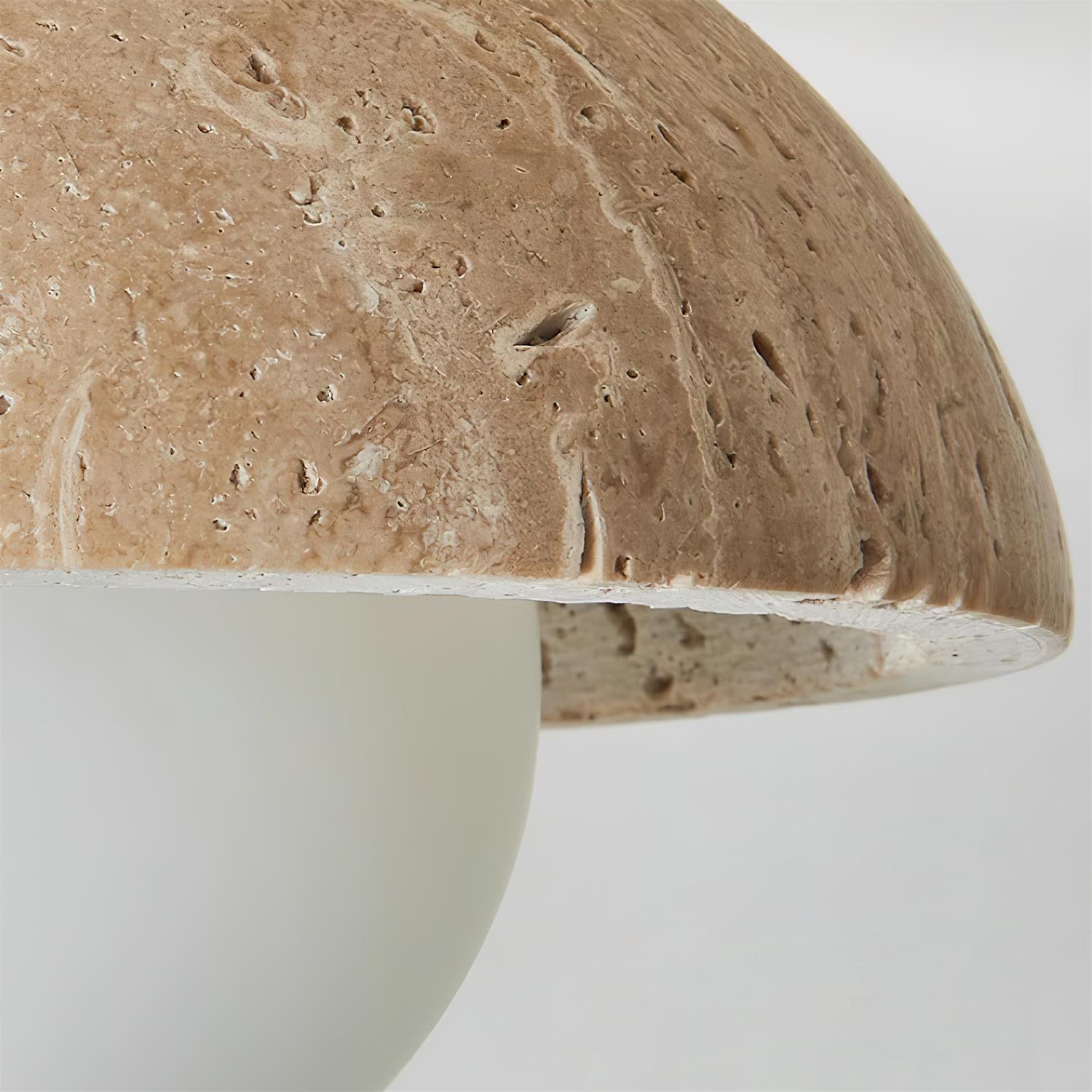 Mysa Minimalist Travertine Ceiling Light - Neutralighting