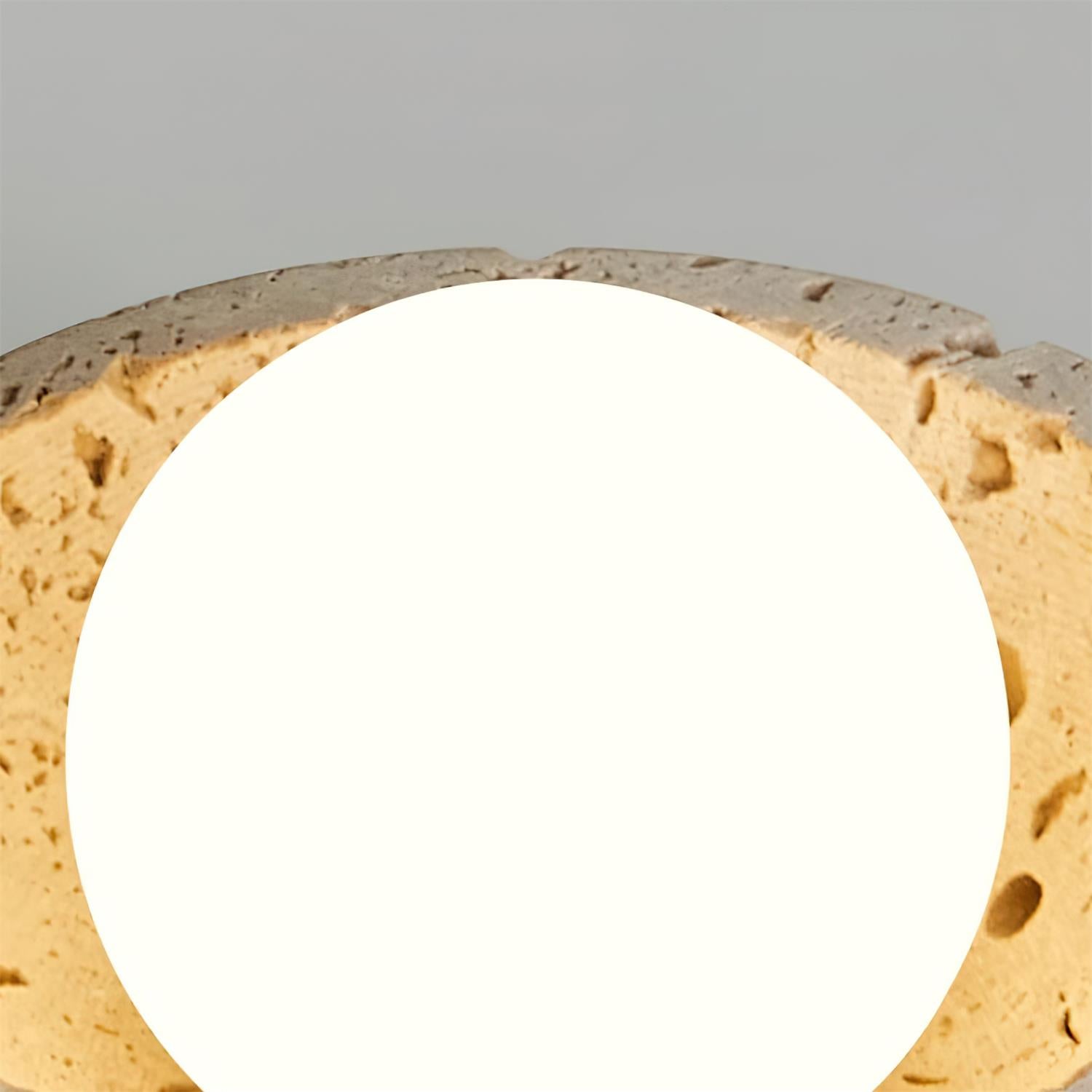Mysa Minimalist Travertine Ceiling Light - Neutralighting