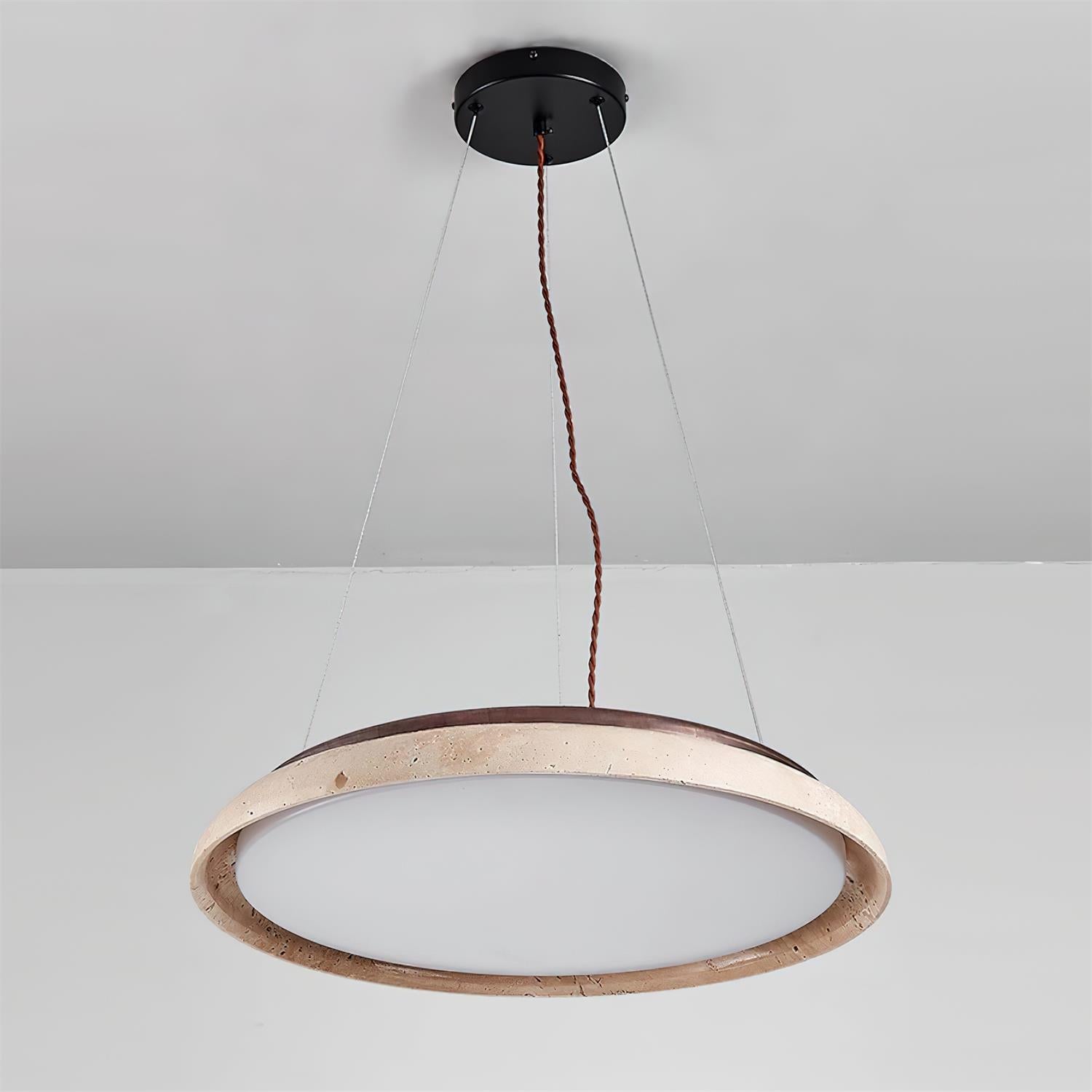 Ritta Piedra Travertine Pendant Light