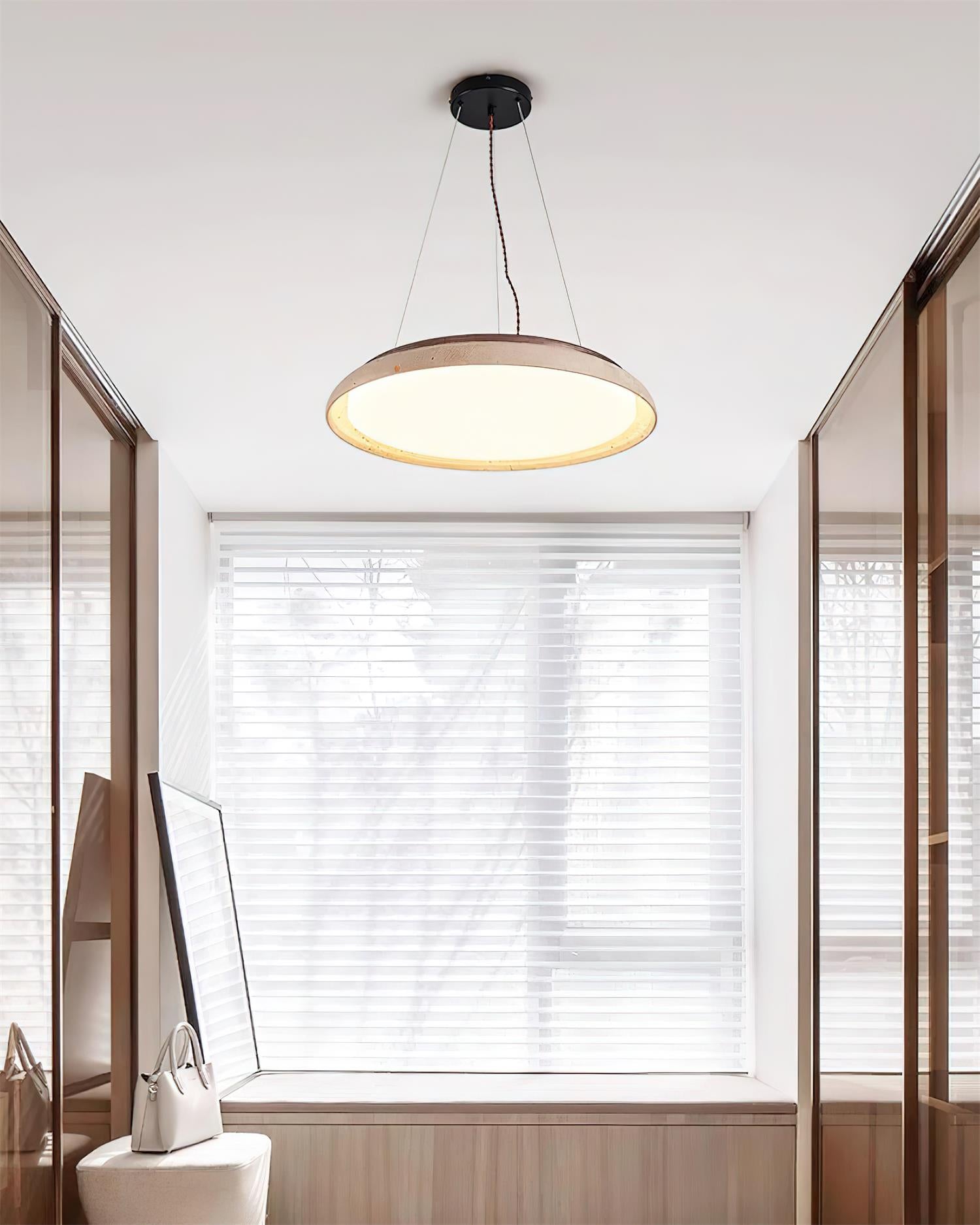 Ritta Piedra Travertine Pendant Light